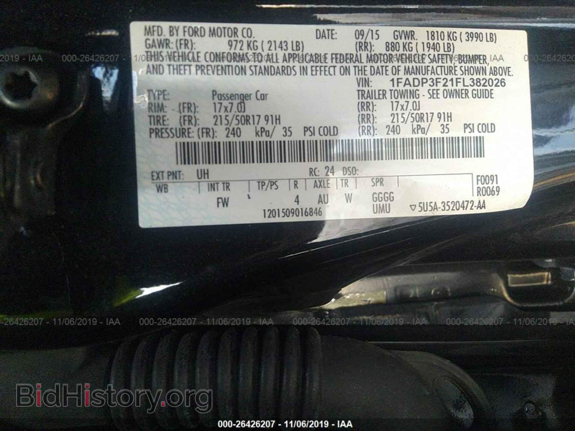 2015 FORD FOCUS - VIN: 1FADP3F21FL382026 - Photo 9