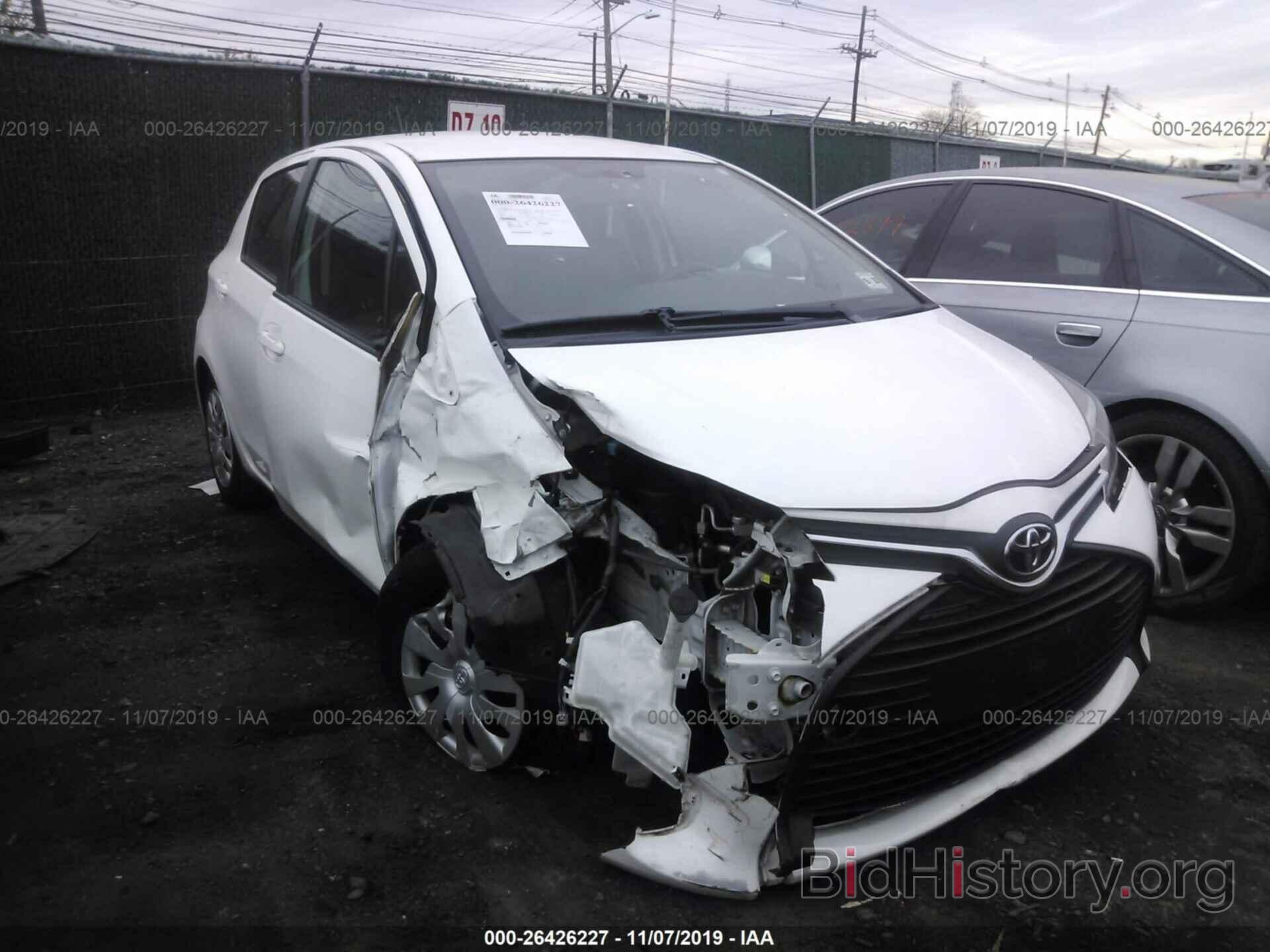 Photo VNKKTUD36FA036555 - TOYOTA YARIS 2015