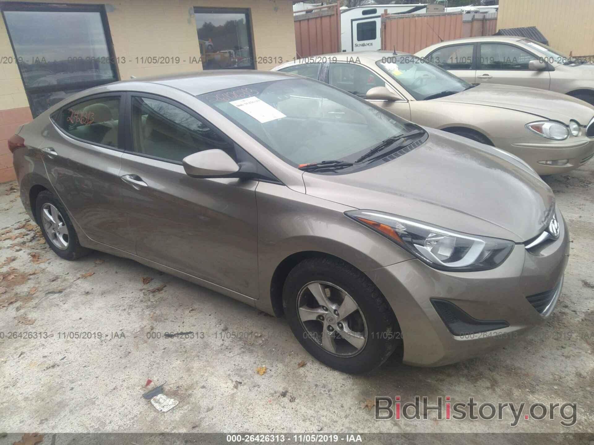 Photo 5NPDH4AE5EH508289 - HYUNDAI ELANTRA 2014