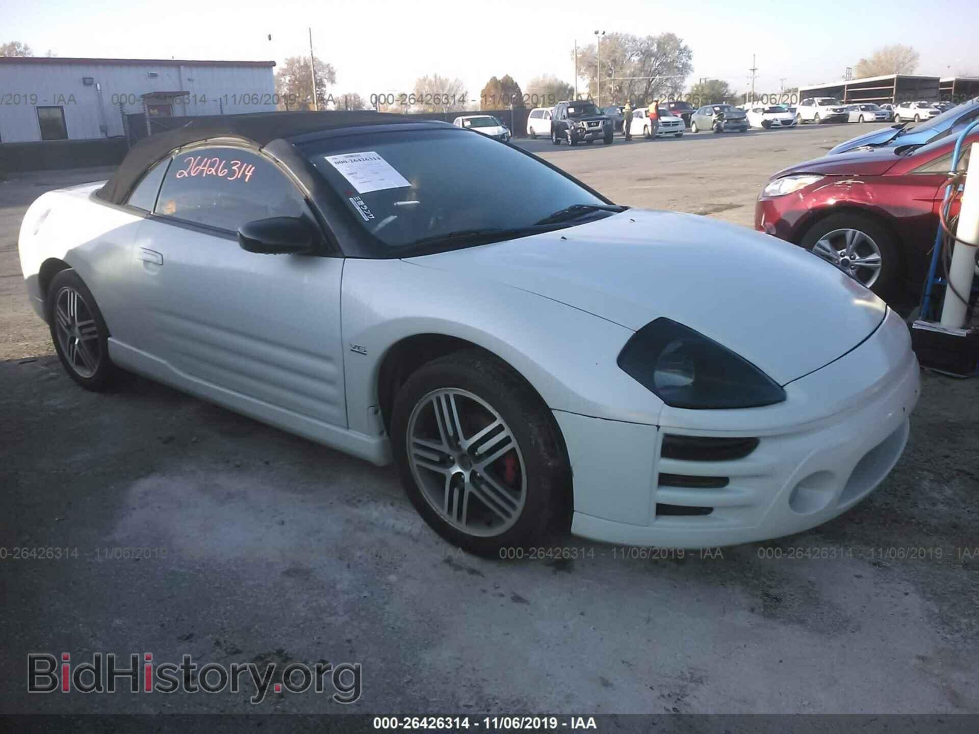 Photo 4A3AE75H93E012844 - MITSUBISHI ECLIPSE 2003