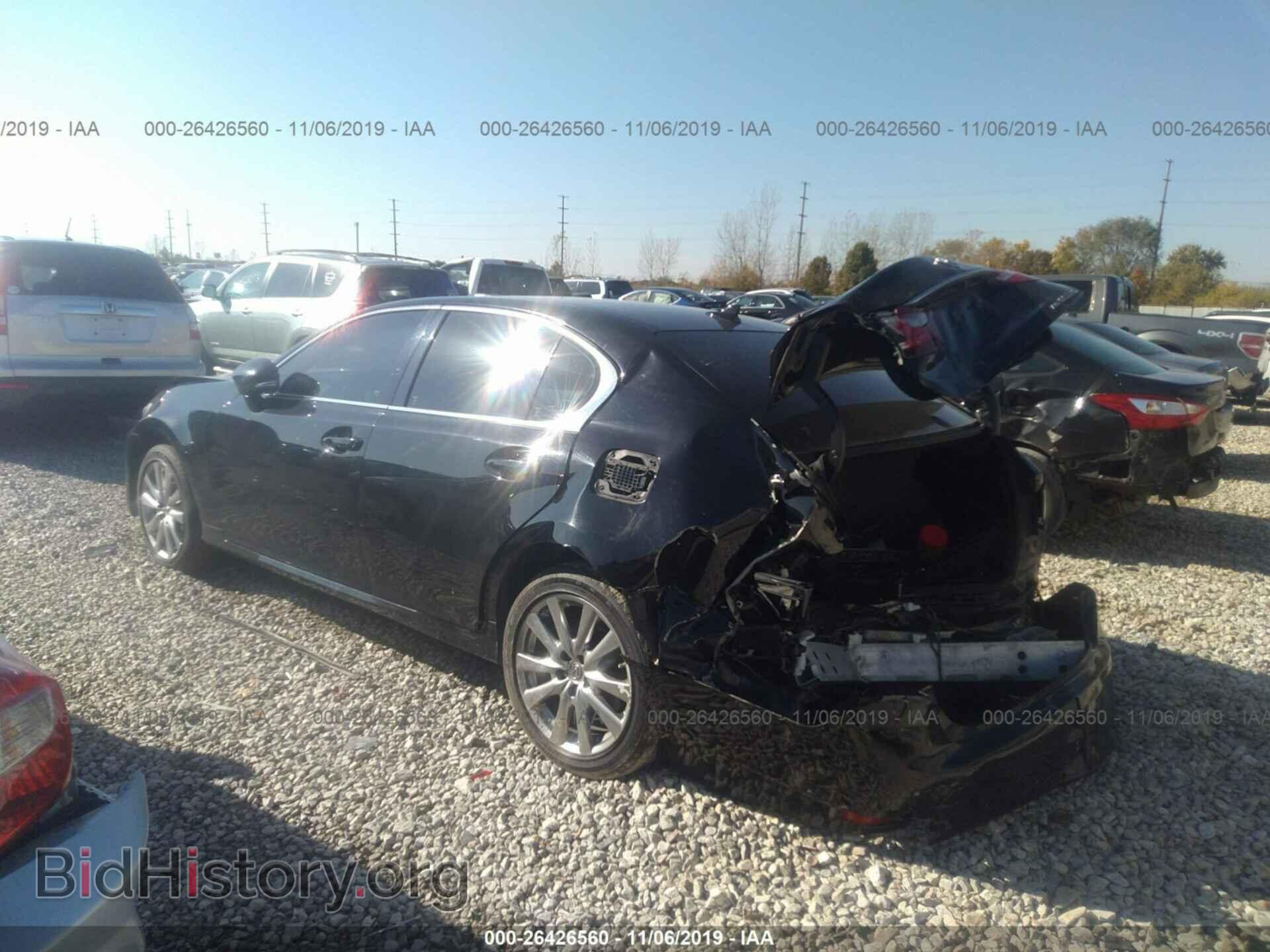 2013 LEXUS GS - VIN: JTHCE1BL4D5016818 - Фото 3