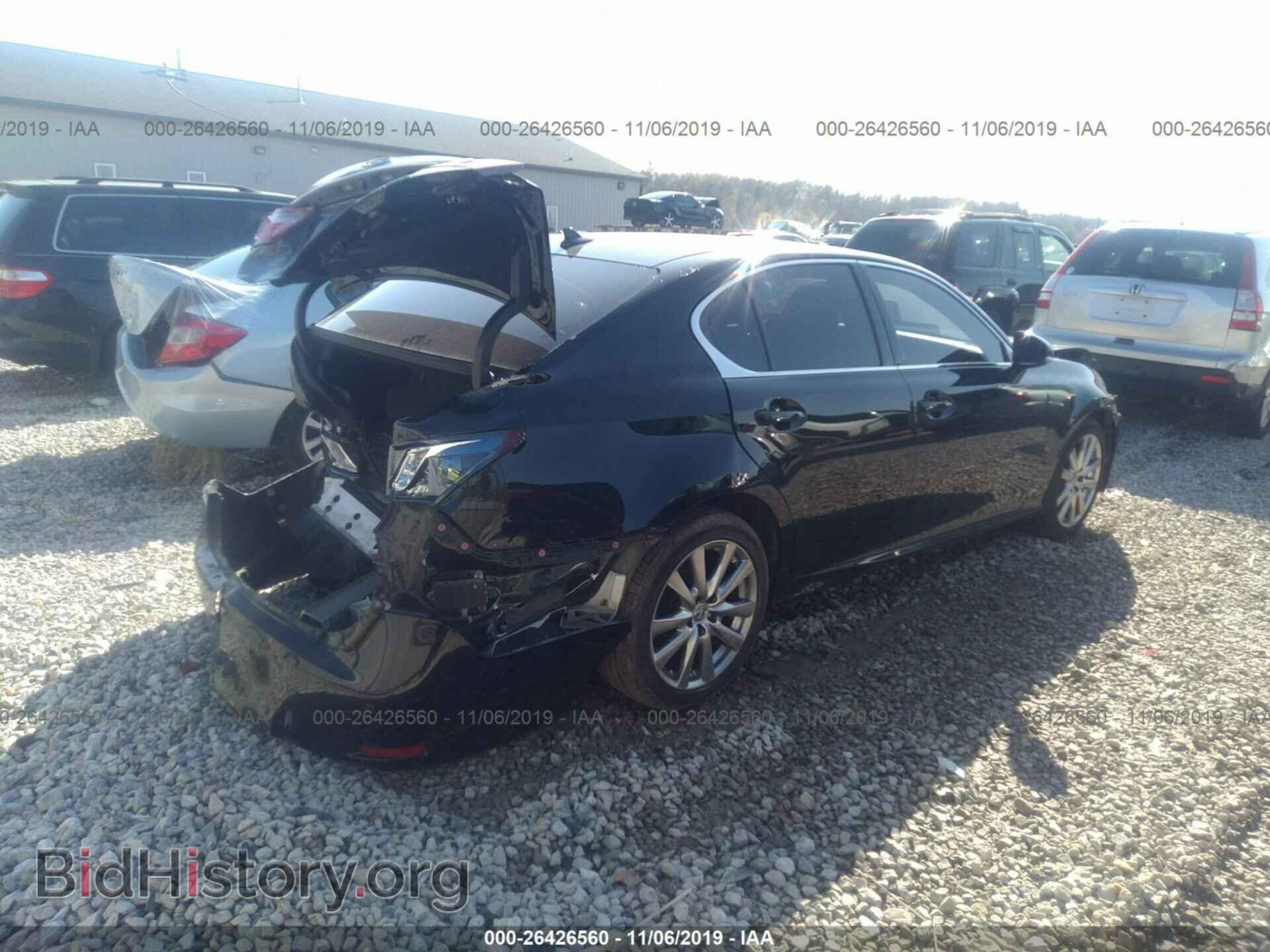 2013 LEXUS GS - VIN: JTHCE1BL4D5016818 - Фото 4