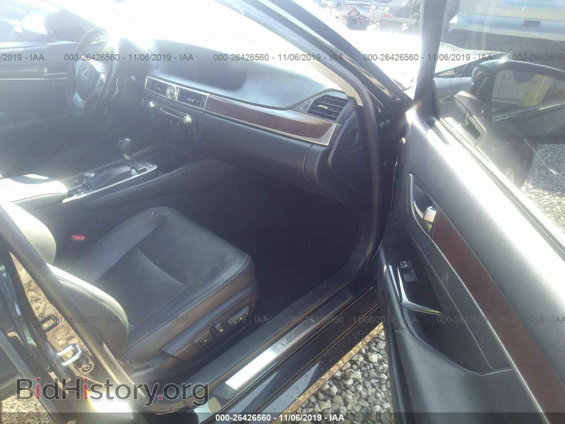 2013 LEXUS GS - VIN: JTHCE1BL4D5016818 - Фото 5