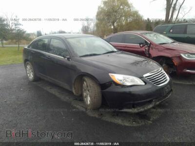2011 Chrysler 200 Touring, black — VIN 1C3BC1FB0BN585946, IAAI