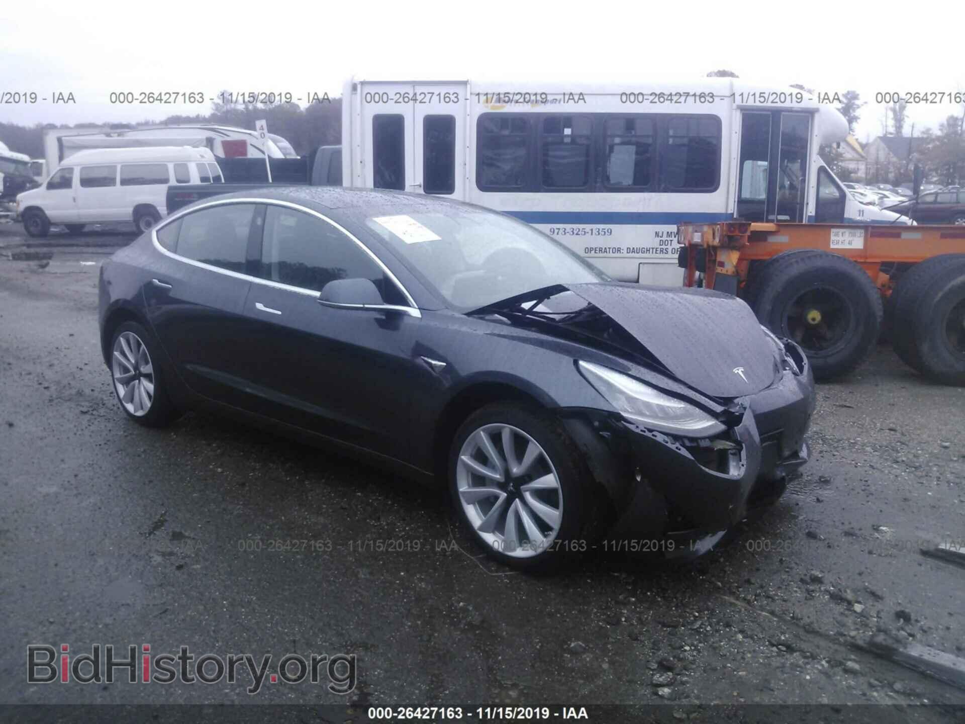Photo 5YJ3E1EA4KF425439 - TESLA MODEL 3 2019
