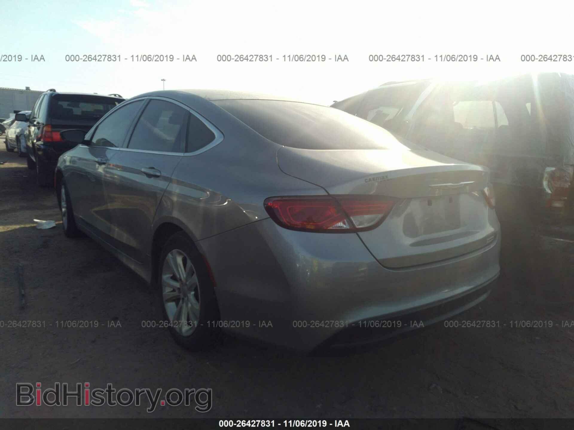 2016 CHRYSLER 200 - VIN: 1C3CCCFB1GN195526 - Фото 3