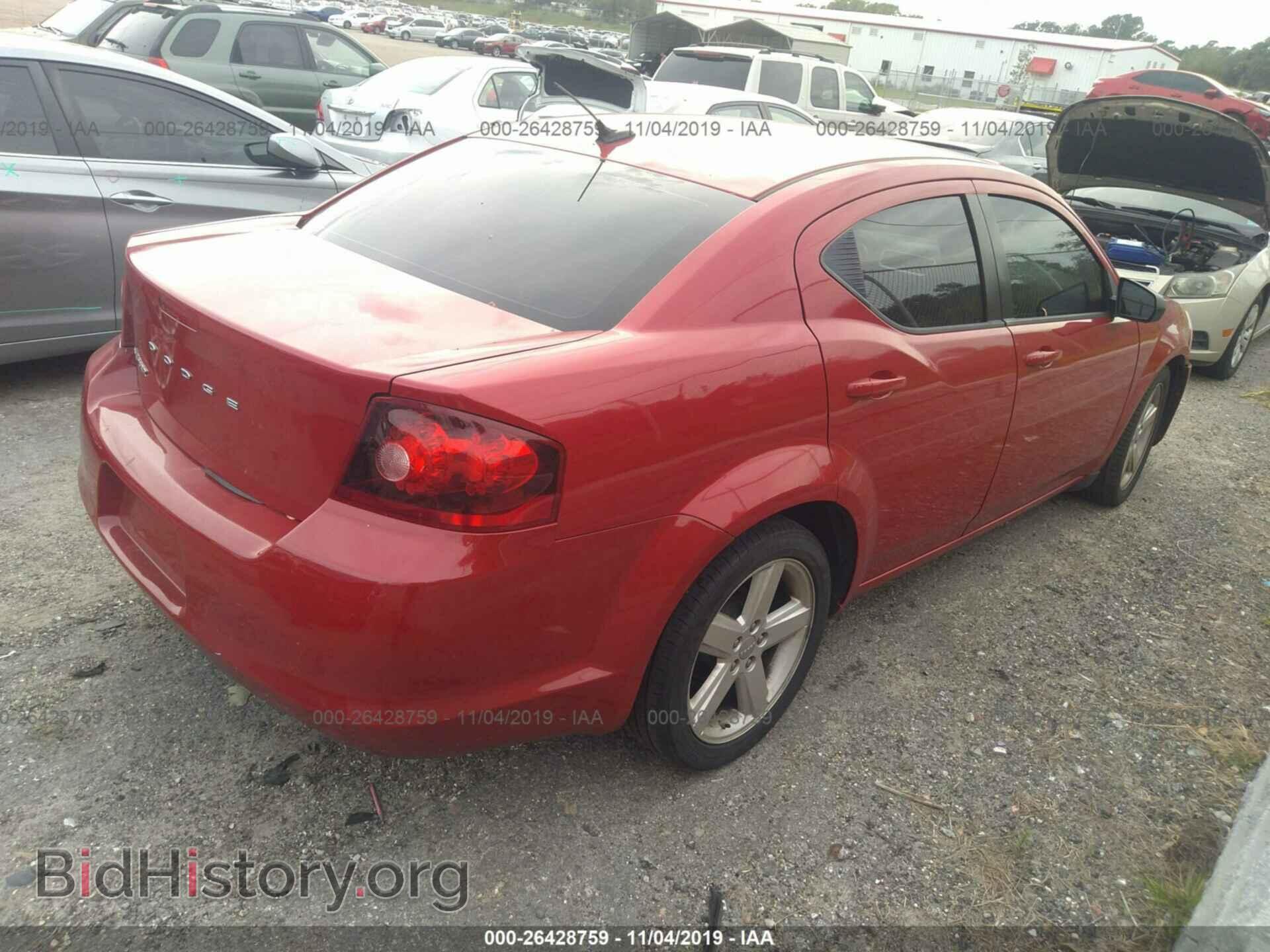 2013 DODGE AVENGER - VIN: 1C3CDZAB6DN625490 - Фото 4