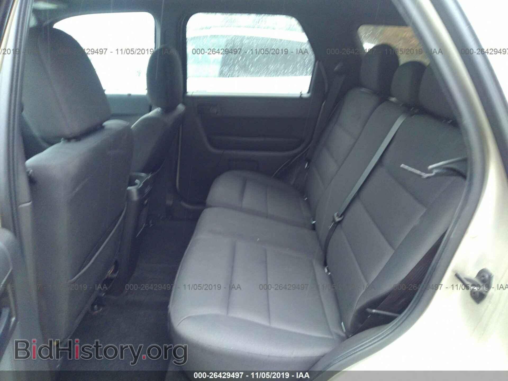 2011 FORD ESCAPE - VIN: 1FMCU9DG9BKA60536 - Фото 8