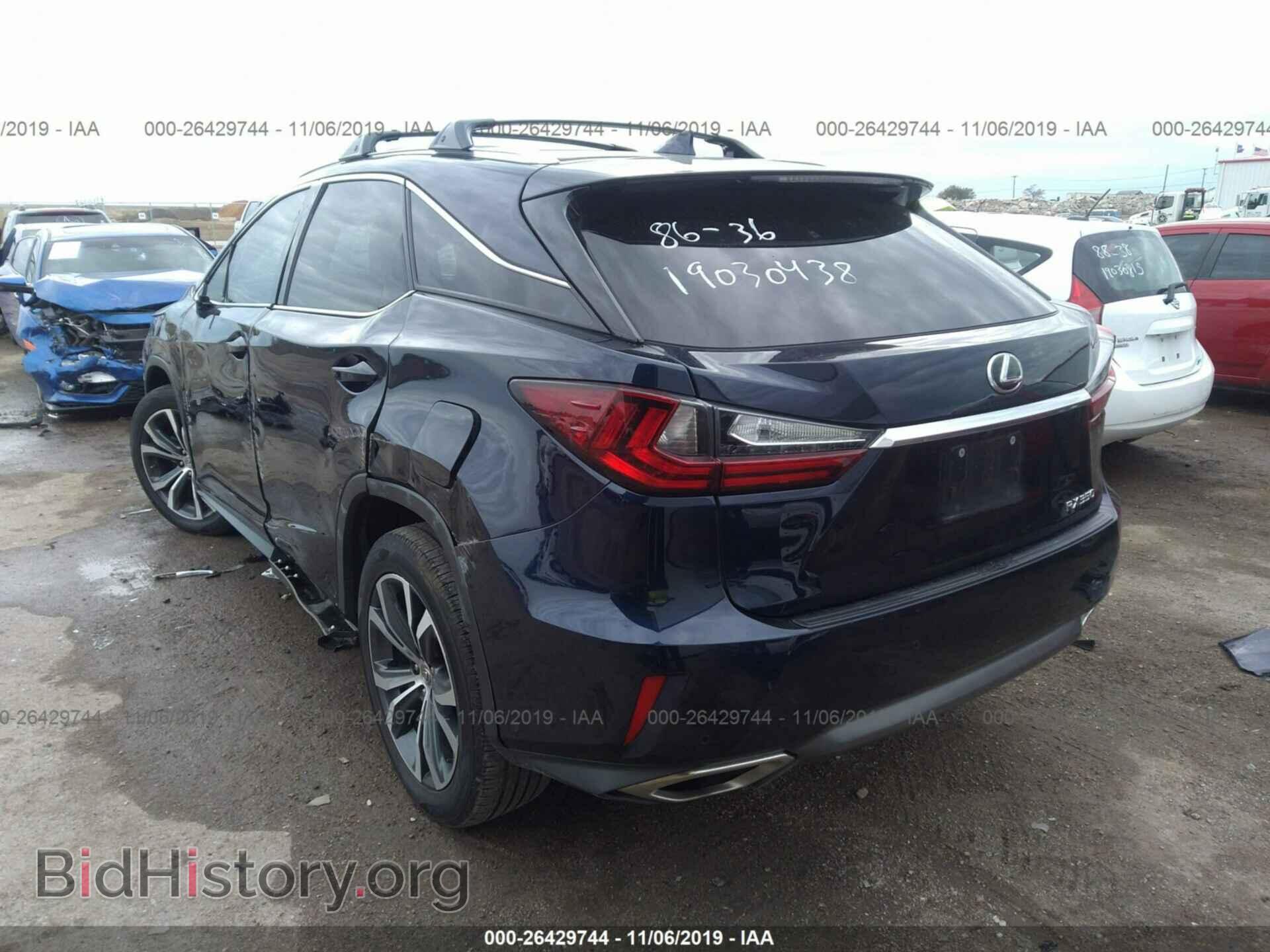 2016 LEXUS RX - VIN: 2T2ZZMCA6GC001206 - Photo 2