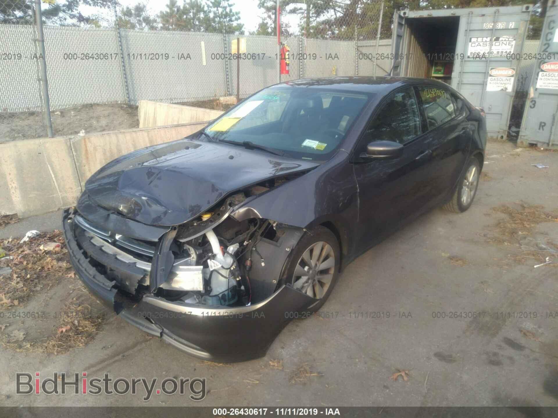 2014 DODGE DART - VIN: 1C3CDFDH0ED740611 - Фото 2