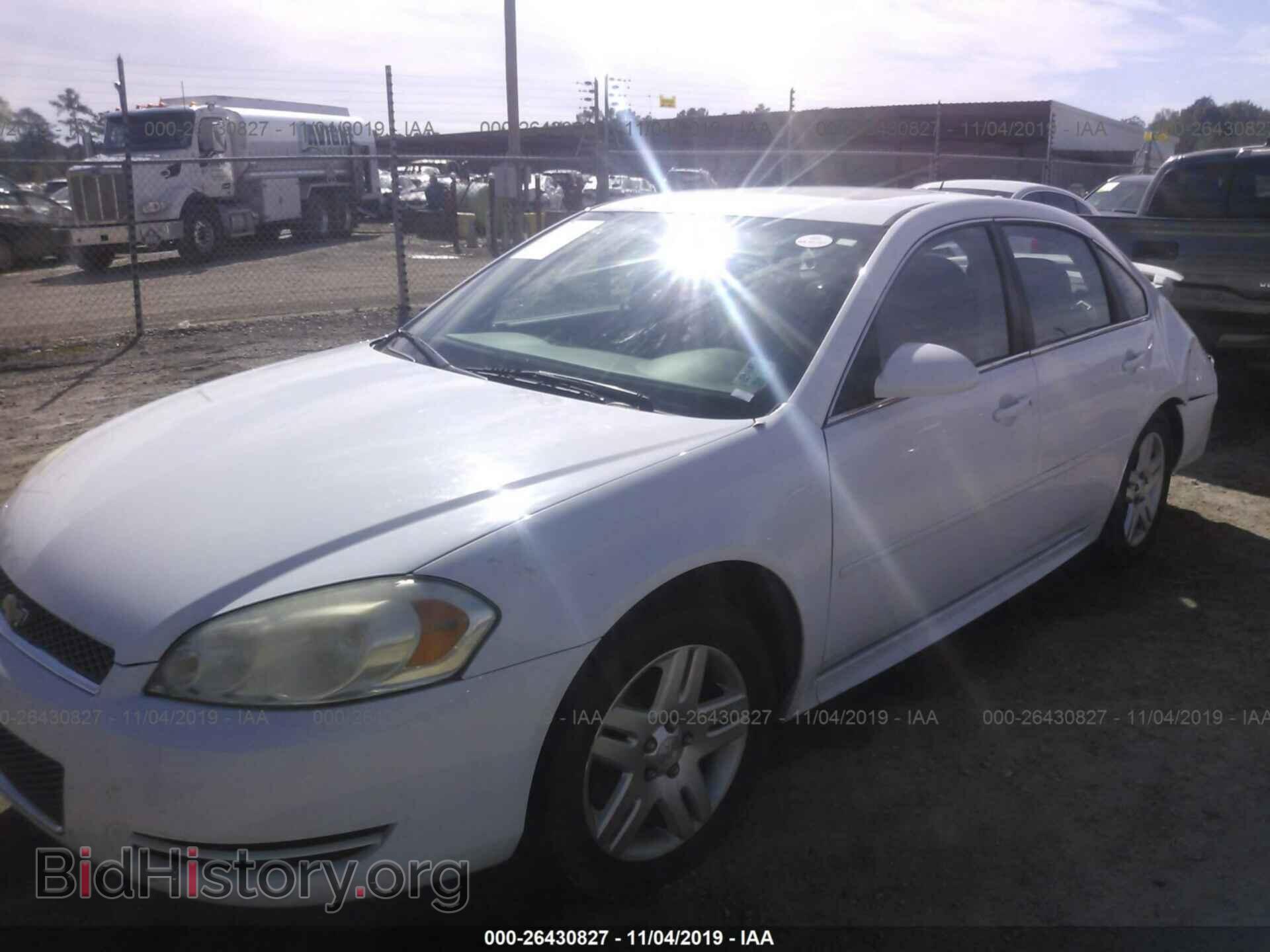 2012 CHEVROLET IMPALA - VIN: 2G1WG5E37C1227807 - Фото 2