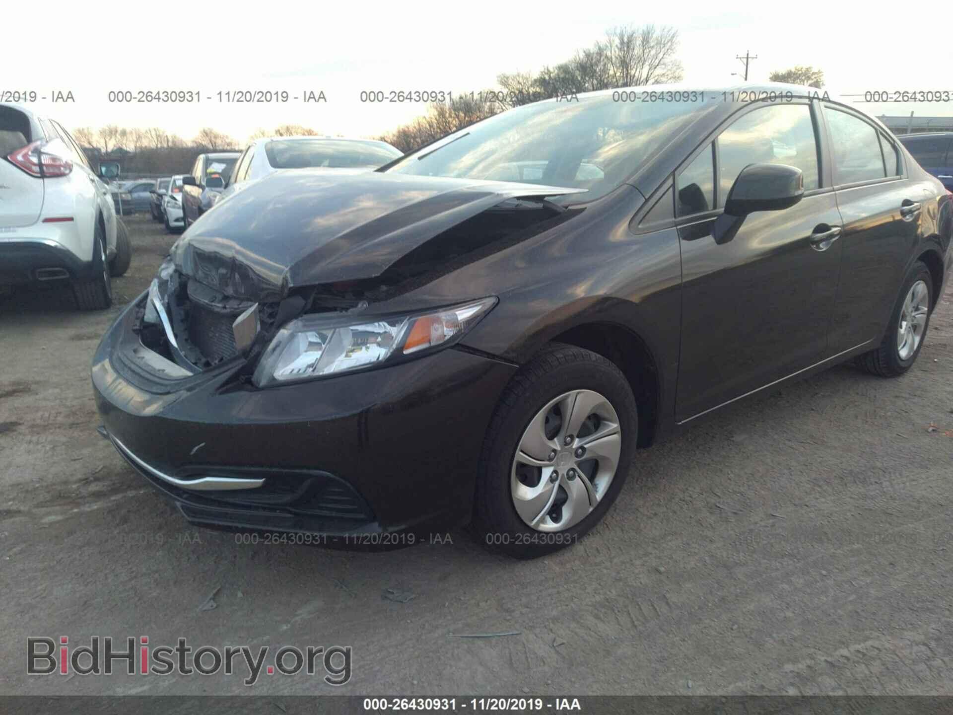 2013 HONDA CIVIC - VIN: 19XFB2F51DE033430 - Фото 2