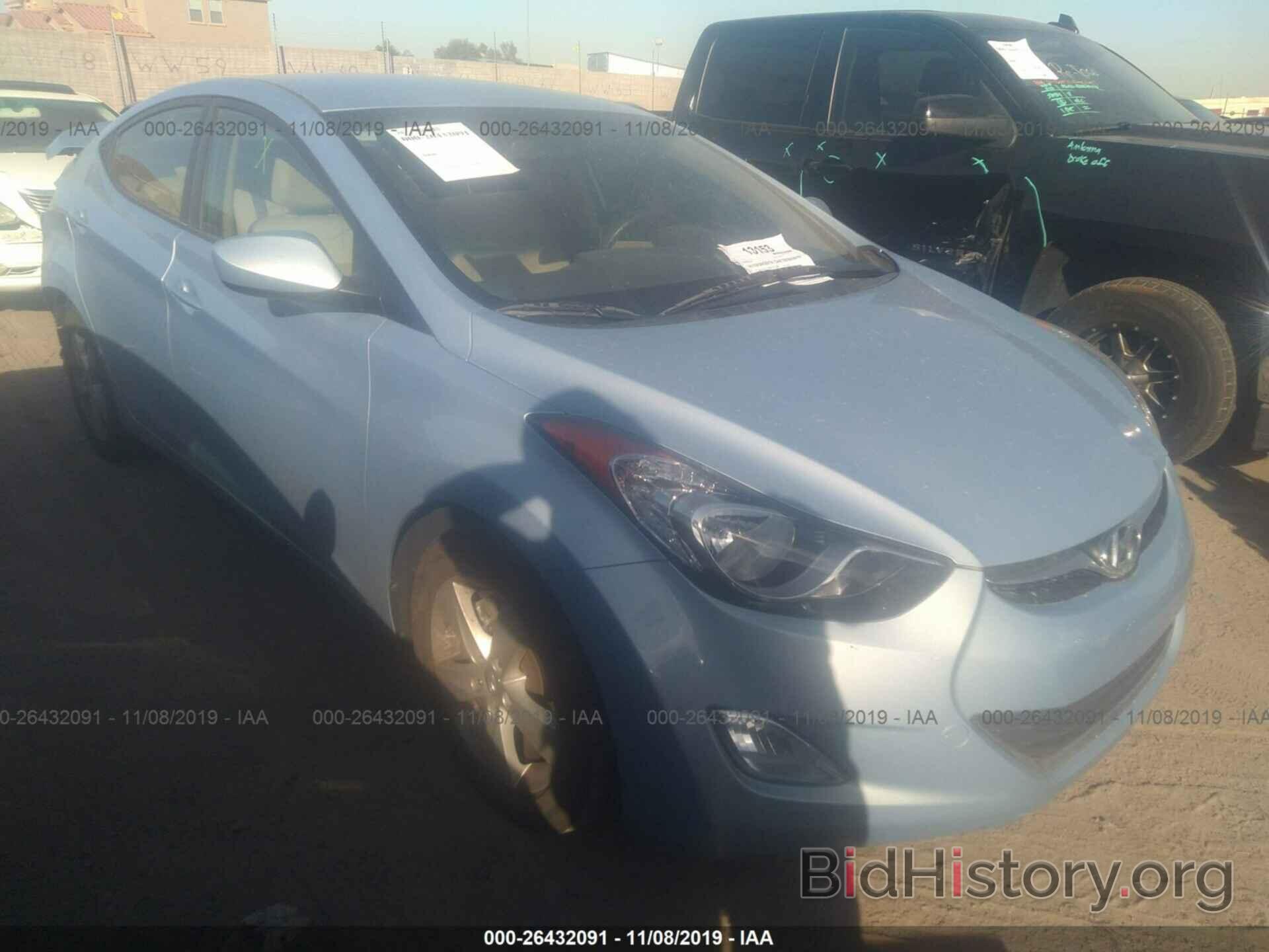 Photo KMHDH4AE7CU184650 - HYUNDAI ELANTRA 2012