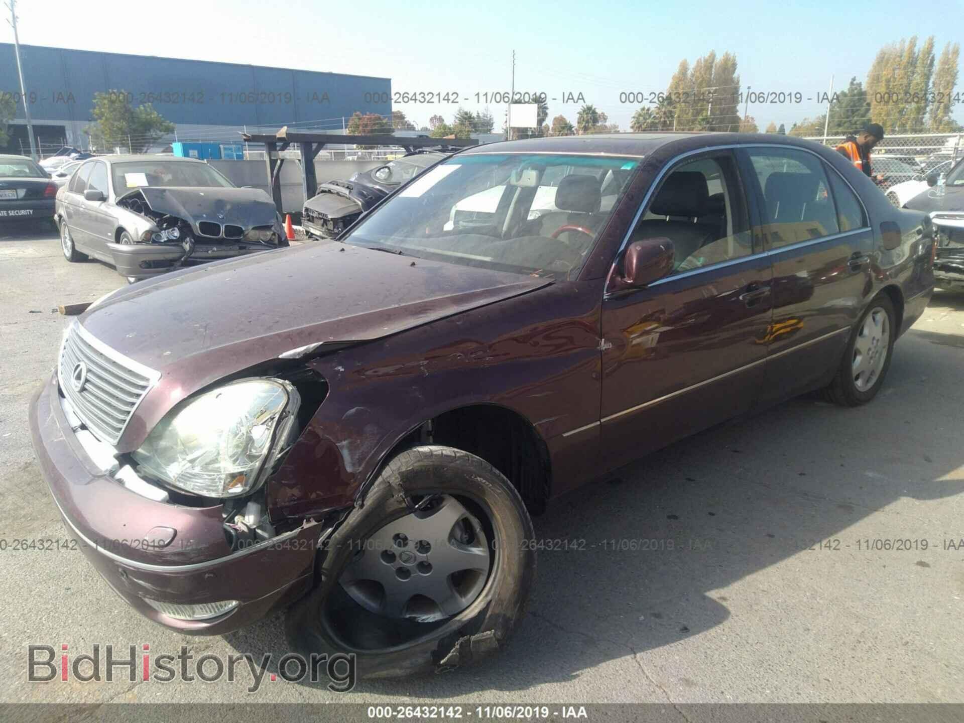 2003 LEXUS LS - VIN: JTHBN30FX30117541 - Фото 2