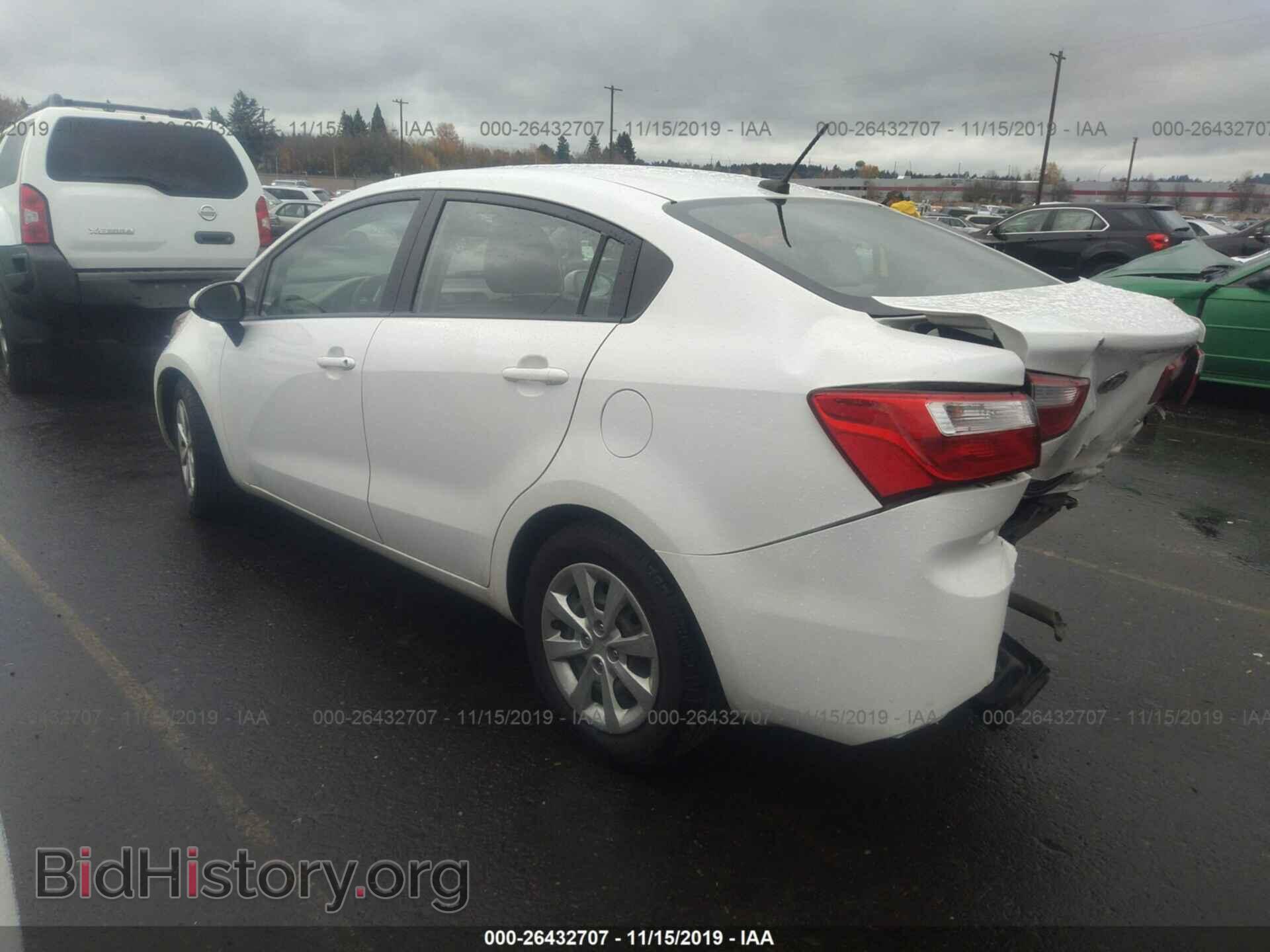 2012 KIA RIO - VIN: KNADM4A37C6083852 - Фото 3