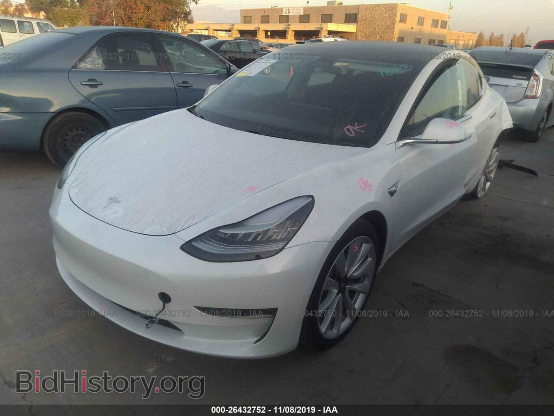 2019 TESLA MODEL 3 - VIN: 5YJ3E1EB0KF200069 - Фото 2