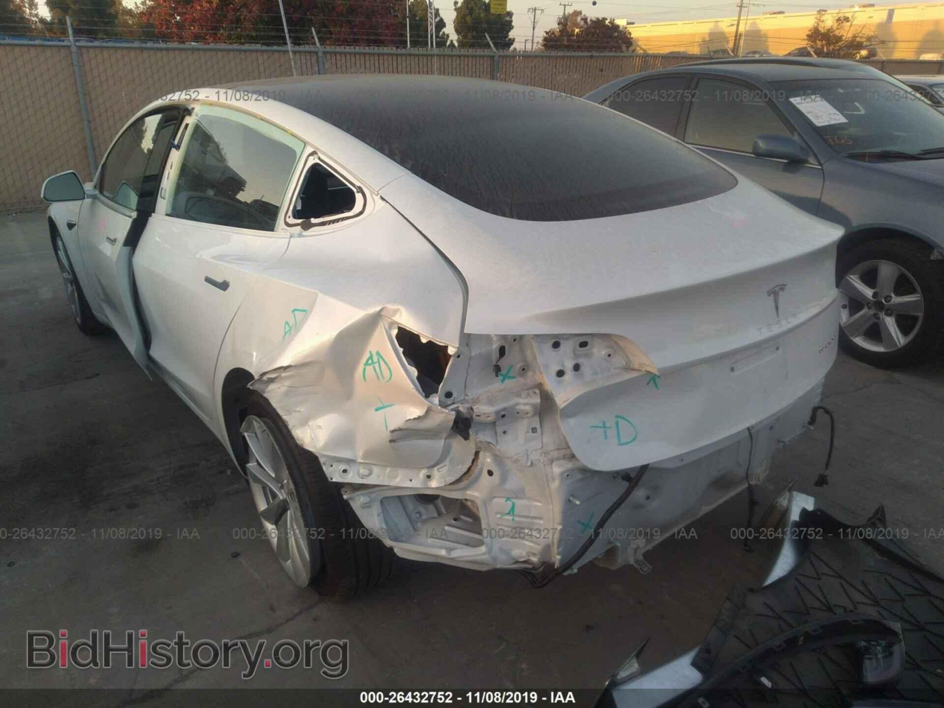 2019 TESLA MODEL 3 - VIN: 5YJ3E1EB0KF200069 - Фото 3