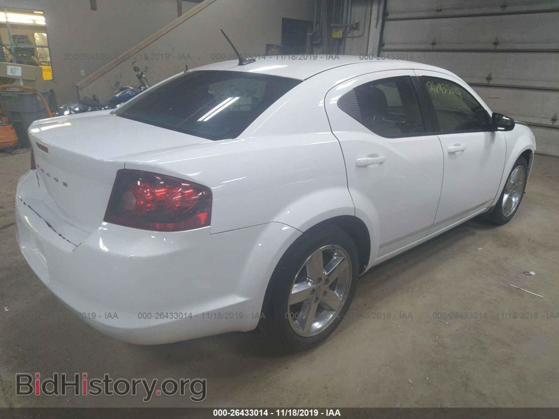 2013 DODGE AVENGER - VIN: 1C3CDZAB9DN535542 - Фото 4