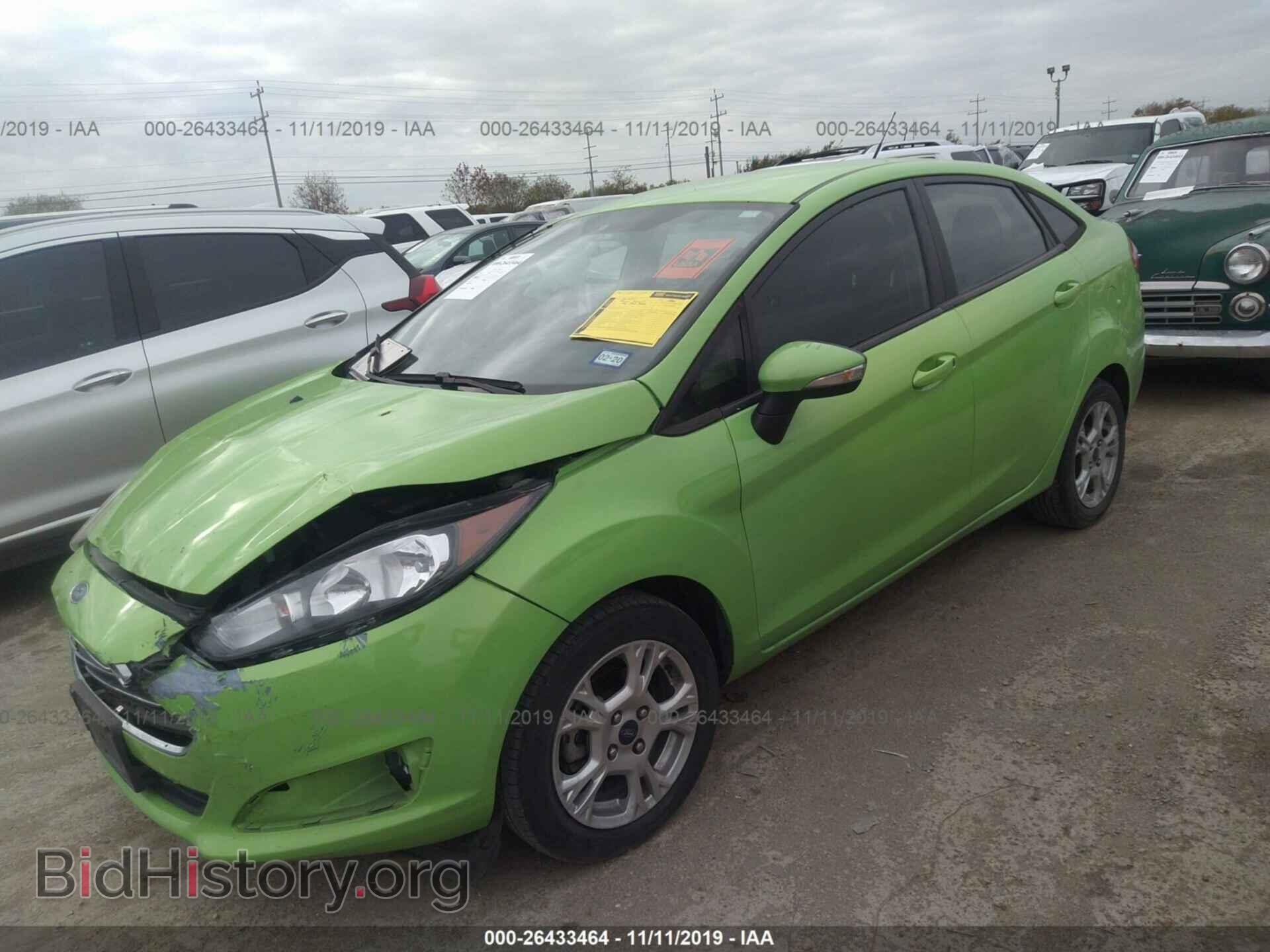 2014 FORD FIESTA - VIN: 3FADP4BJ9EM190255 - Фото 2