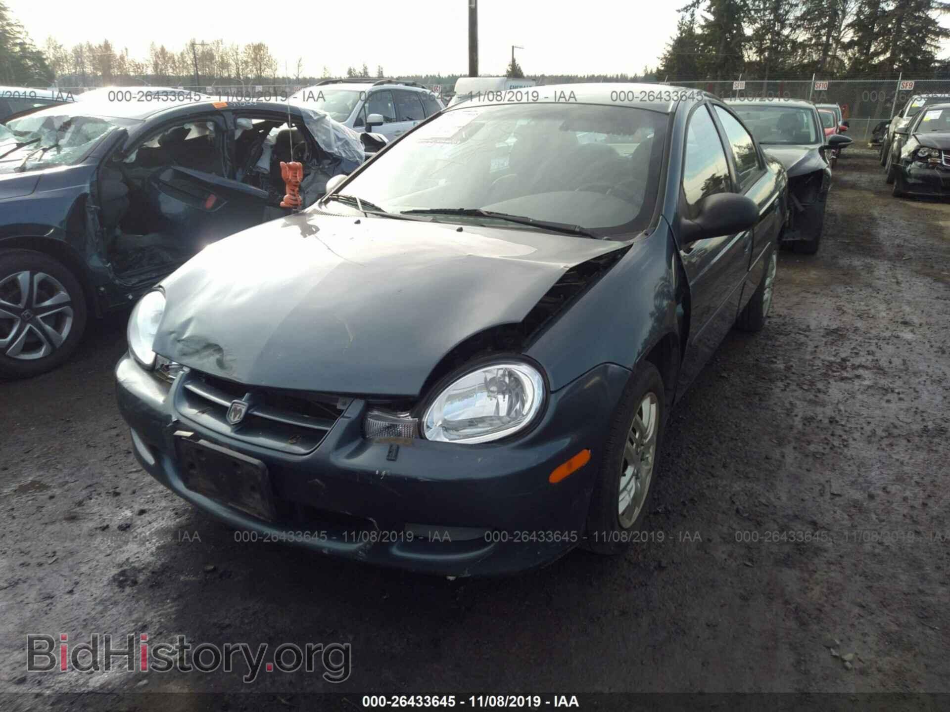 2002 DODGE NEON - VIN: 1B3AS46C82D596303 - Фото 2