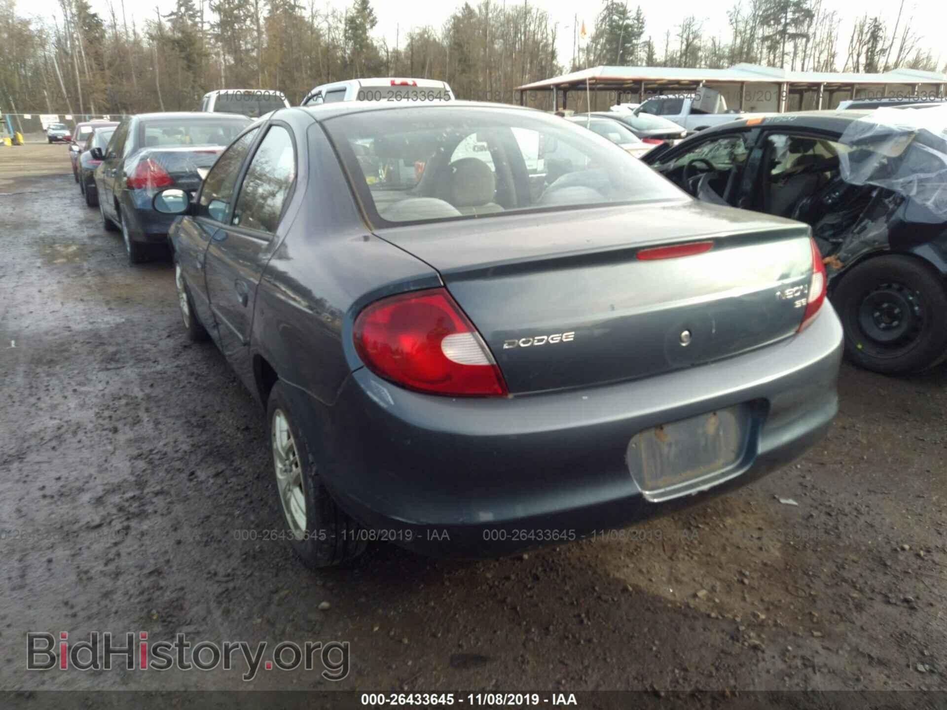 2002 DODGE NEON - VIN: 1B3AS46C82D596303 - Фото 3