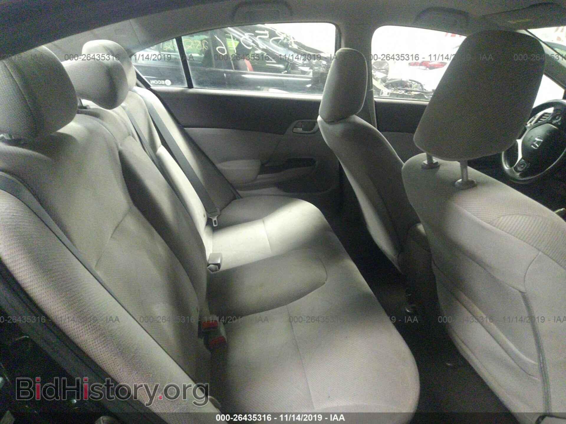 2012 HONDA CIVIC - VIN: 2HGFB2F59CH539771 - Фото 8