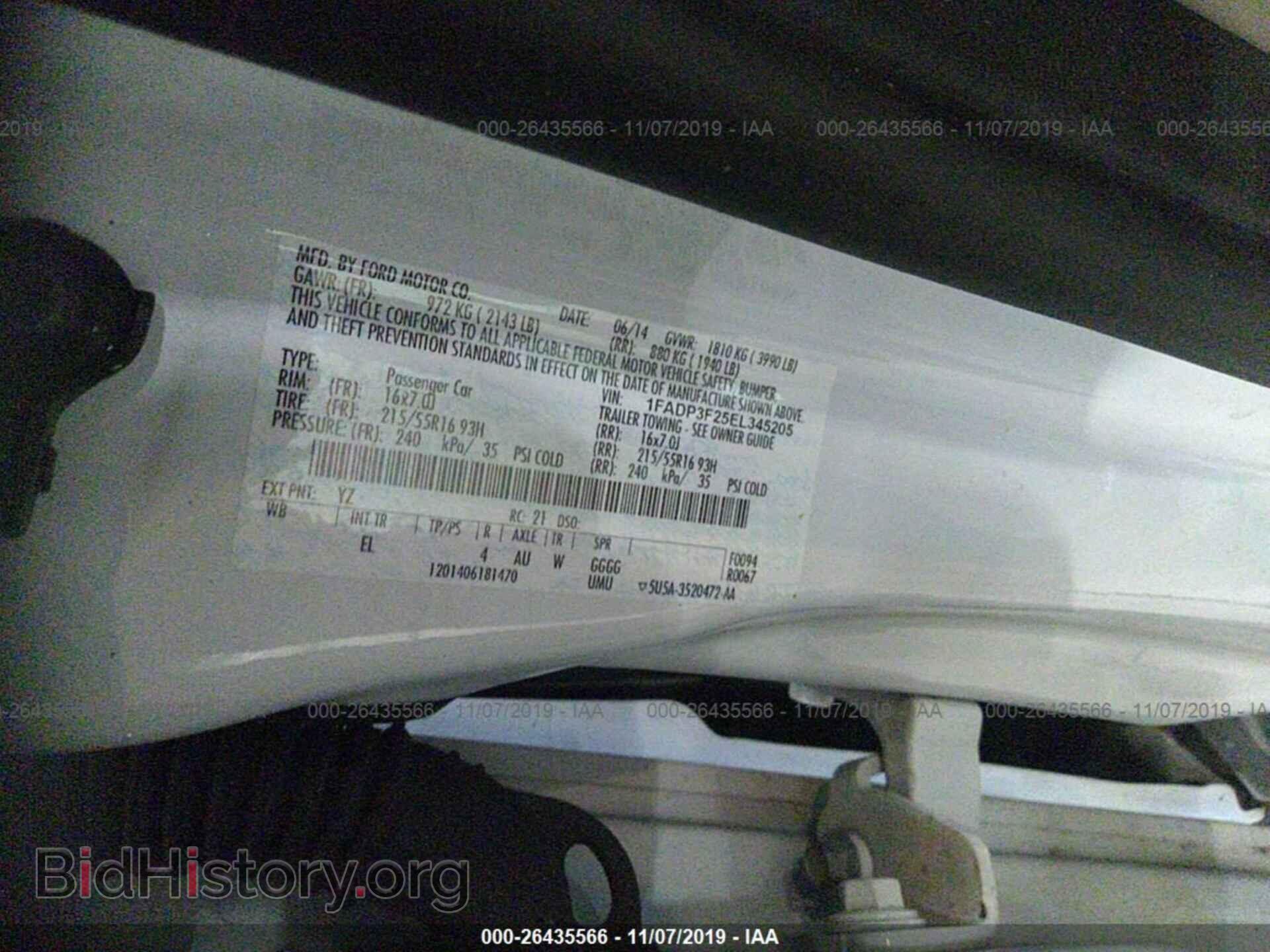 2014 FORD FOCUS - VIN: 1FADP3F25EL345205 - Photo 9