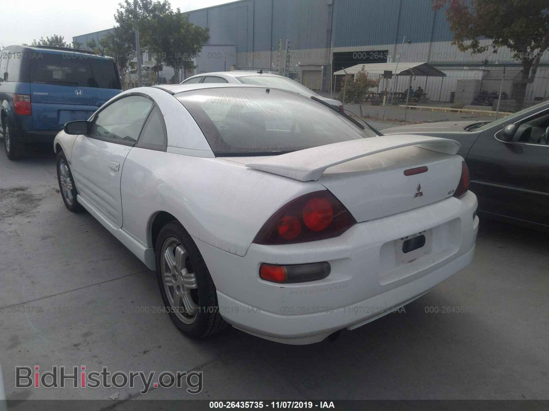 2000 MITSUBISHI ECLIPSE - VIN: 4A3AC54L5YE069629 - Фото 2