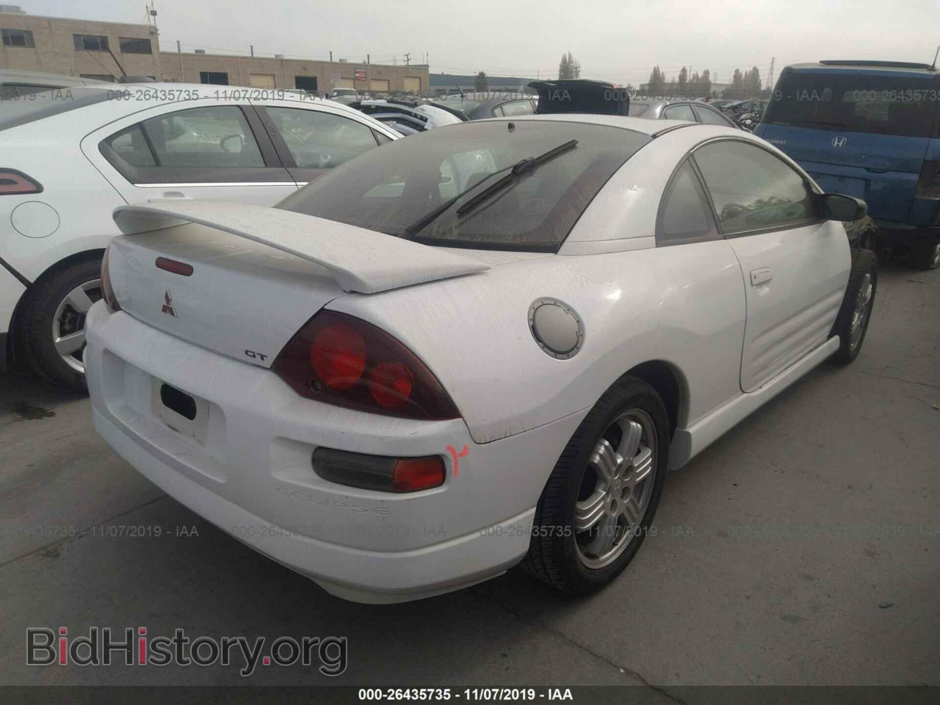 2000 MITSUBISHI ECLIPSE - VIN: 4A3AC54L5YE069629 - Фото 3