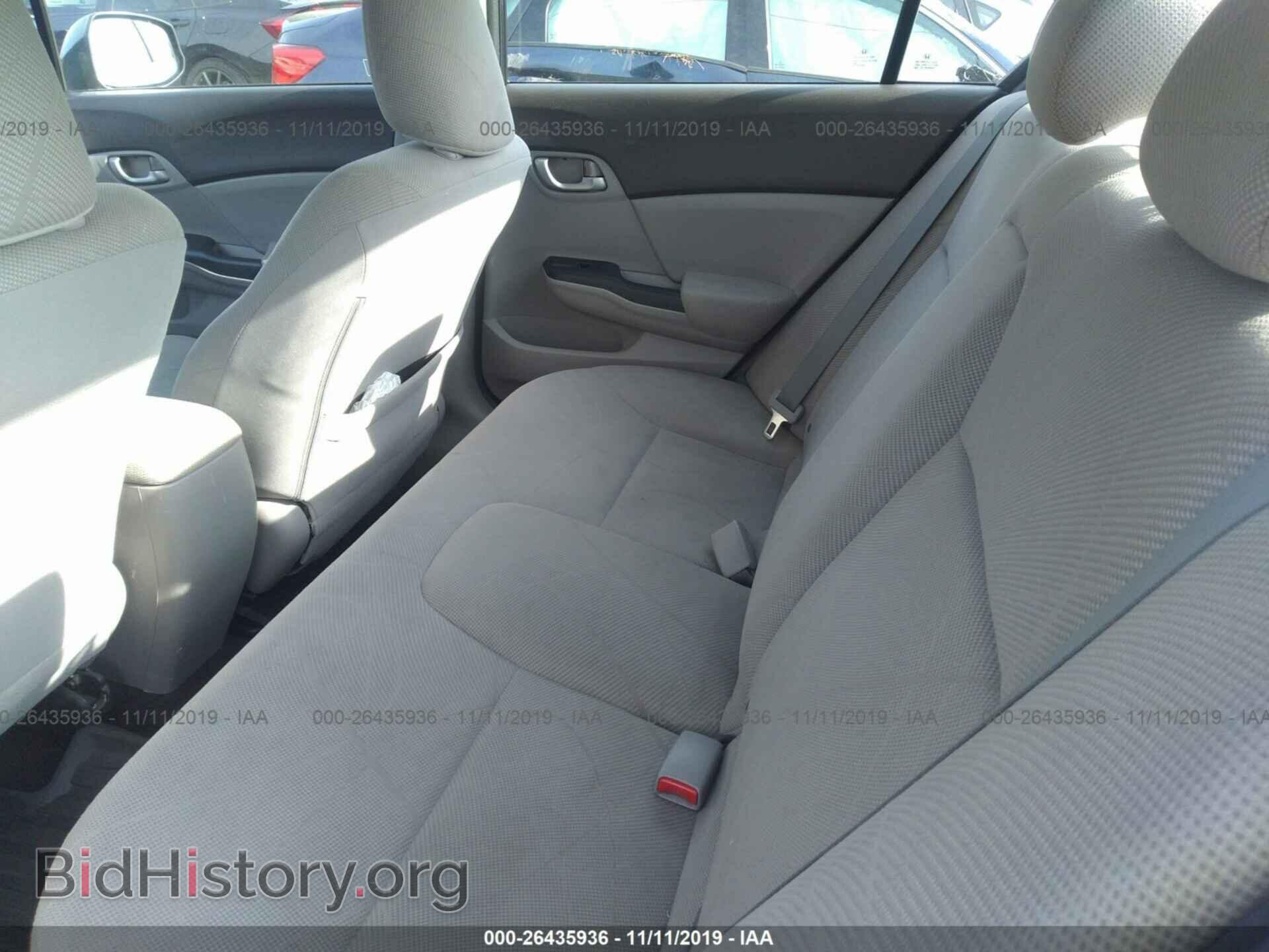 2012 HONDA CIVIC - VIN: 2HGFB2E57CH549443 - Фото 8