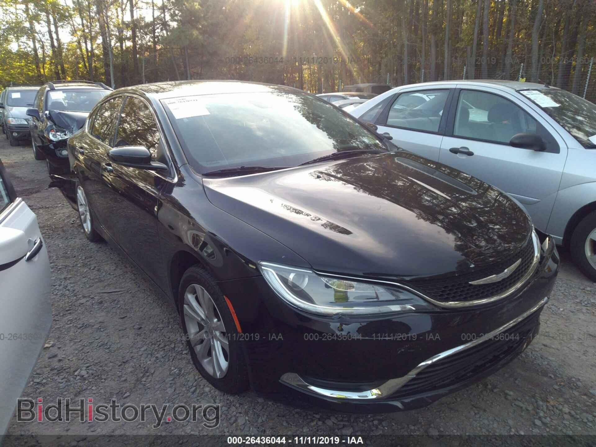 Фотография 1C3CCCAB3GN132242 - CHRYSLER 200 2016