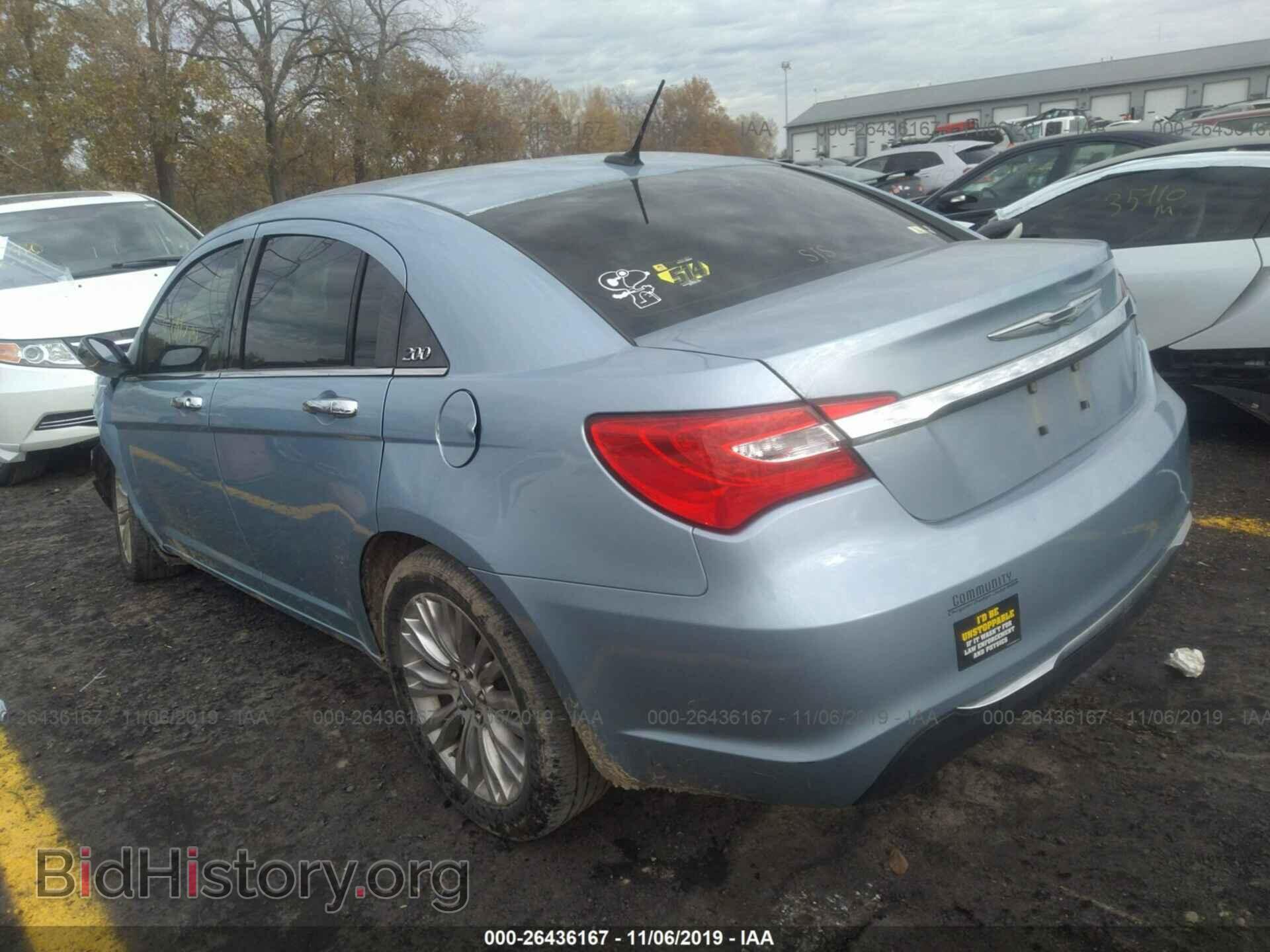 2012 CHRYSLER 200 - VIN: 1C3CCBCB2CN176816 - Фото 3