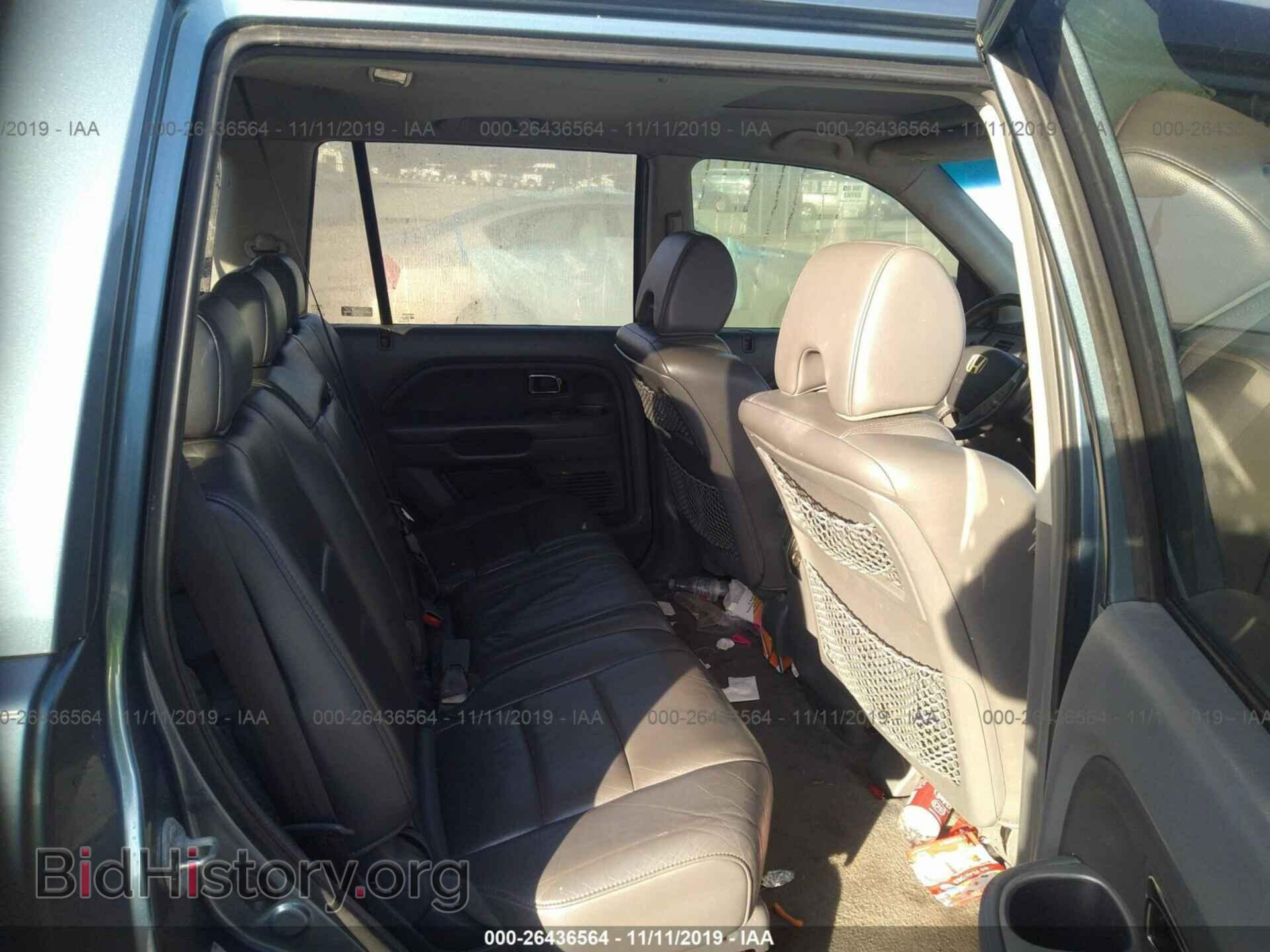 2006 HONDA PILOT - VIN: 5FNYF18776B005490 - Фото 8