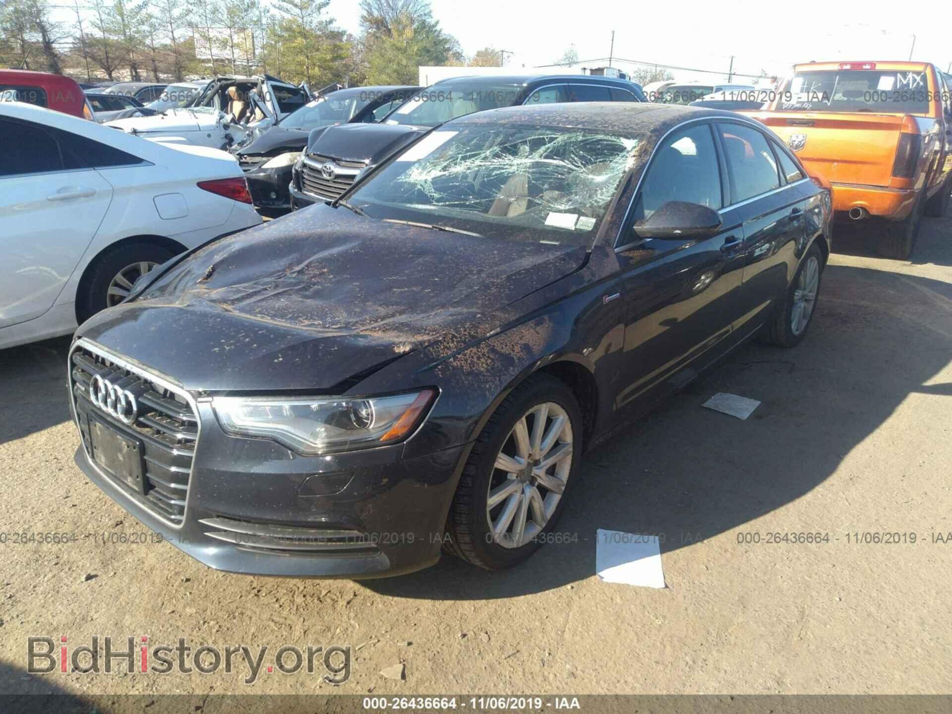 2014 AUDI A6 - VIN: WAUFGAFC5EN053944 - Фото 2