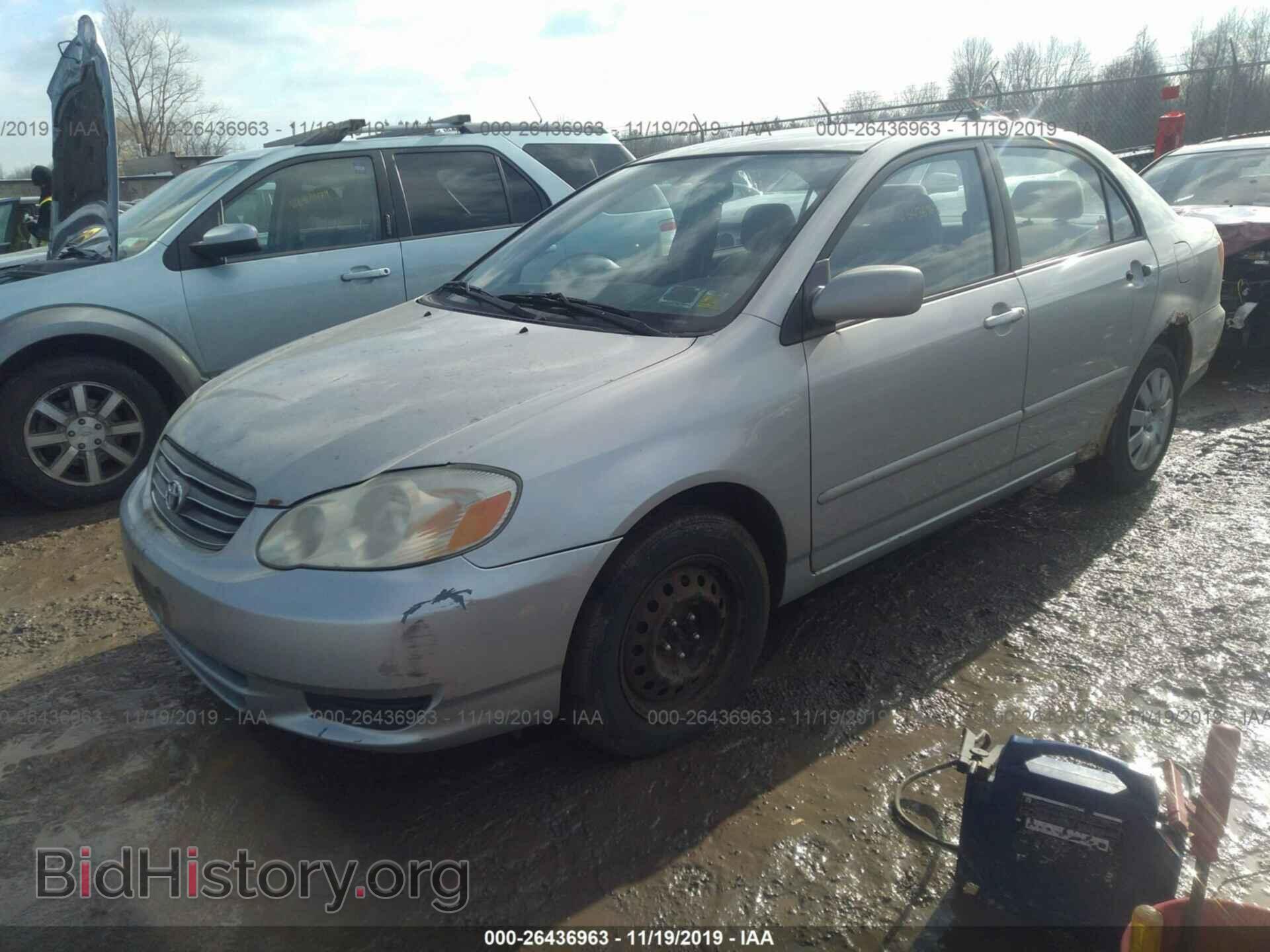2003 TOYOTA COROLLA - VIN: 2T1BR32E53C074355 - Photo 2
