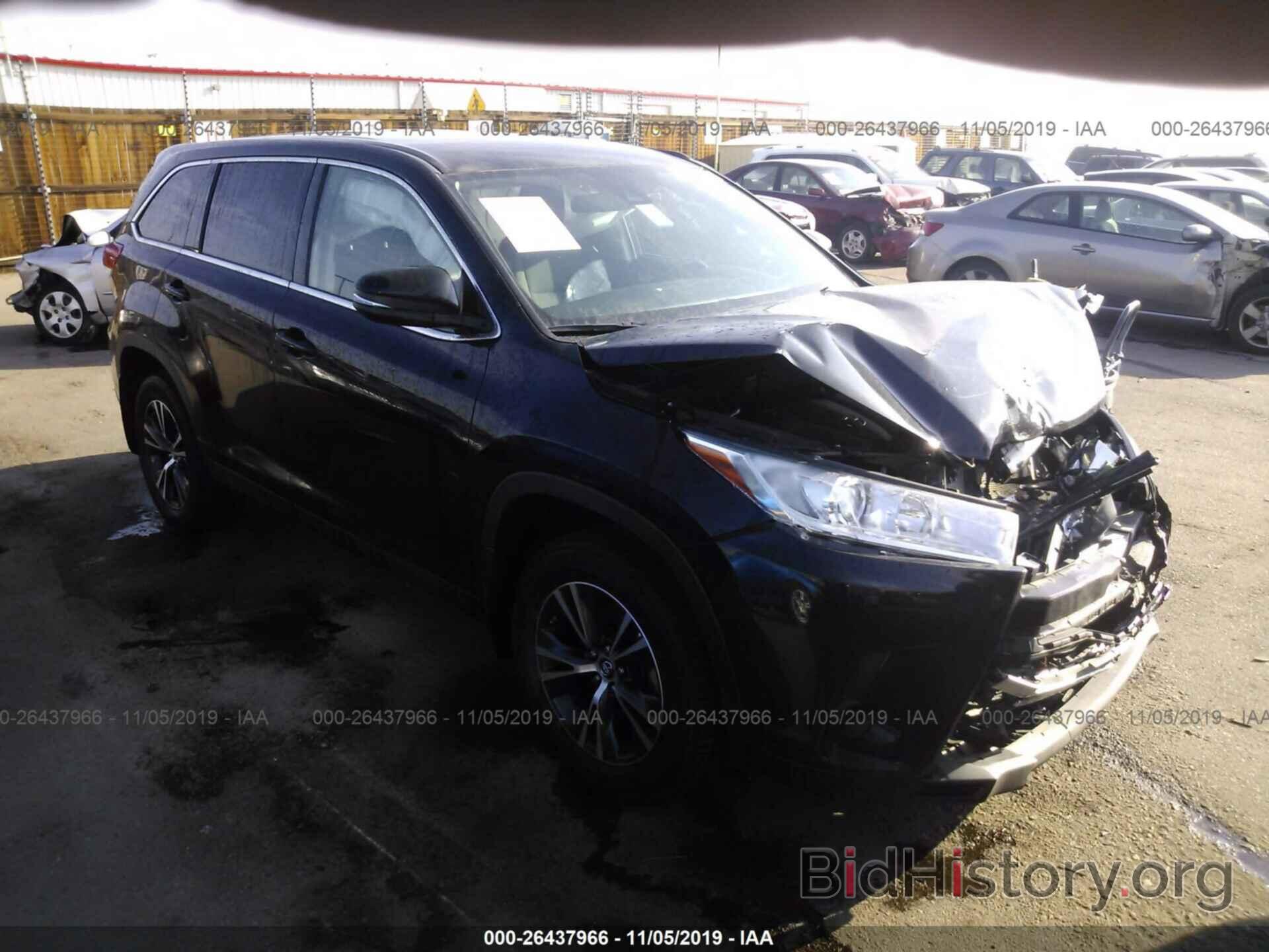 Photo 5TDBZRFH0KS946177 - TOYOTA HIGHLANDER 2019