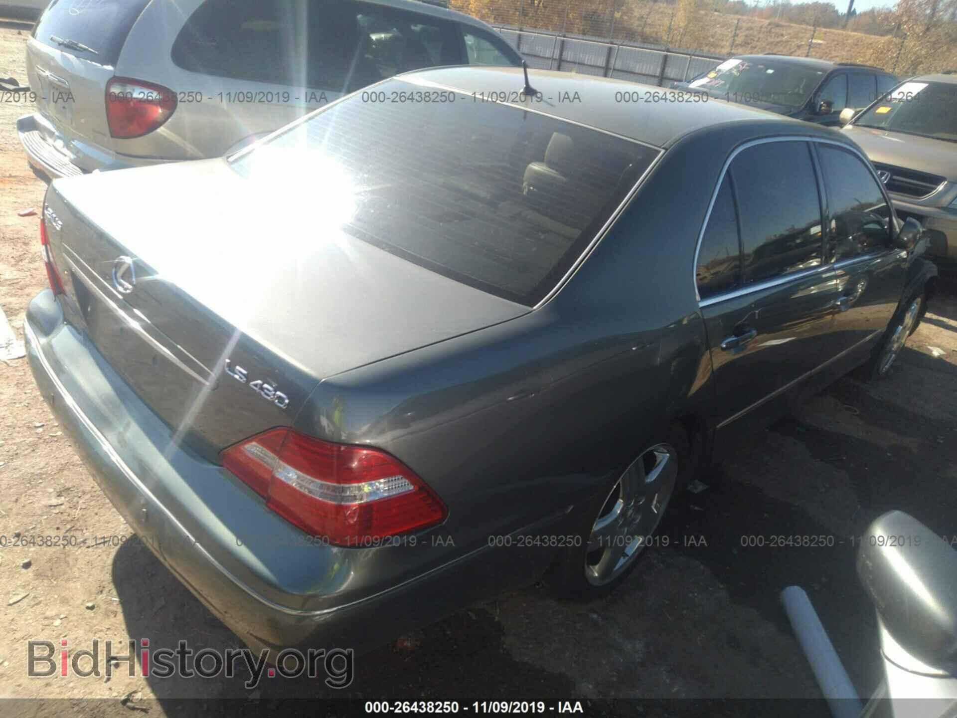 2004 LEXUS LS - VIN: JTHBN36F440127412 - Фото 4