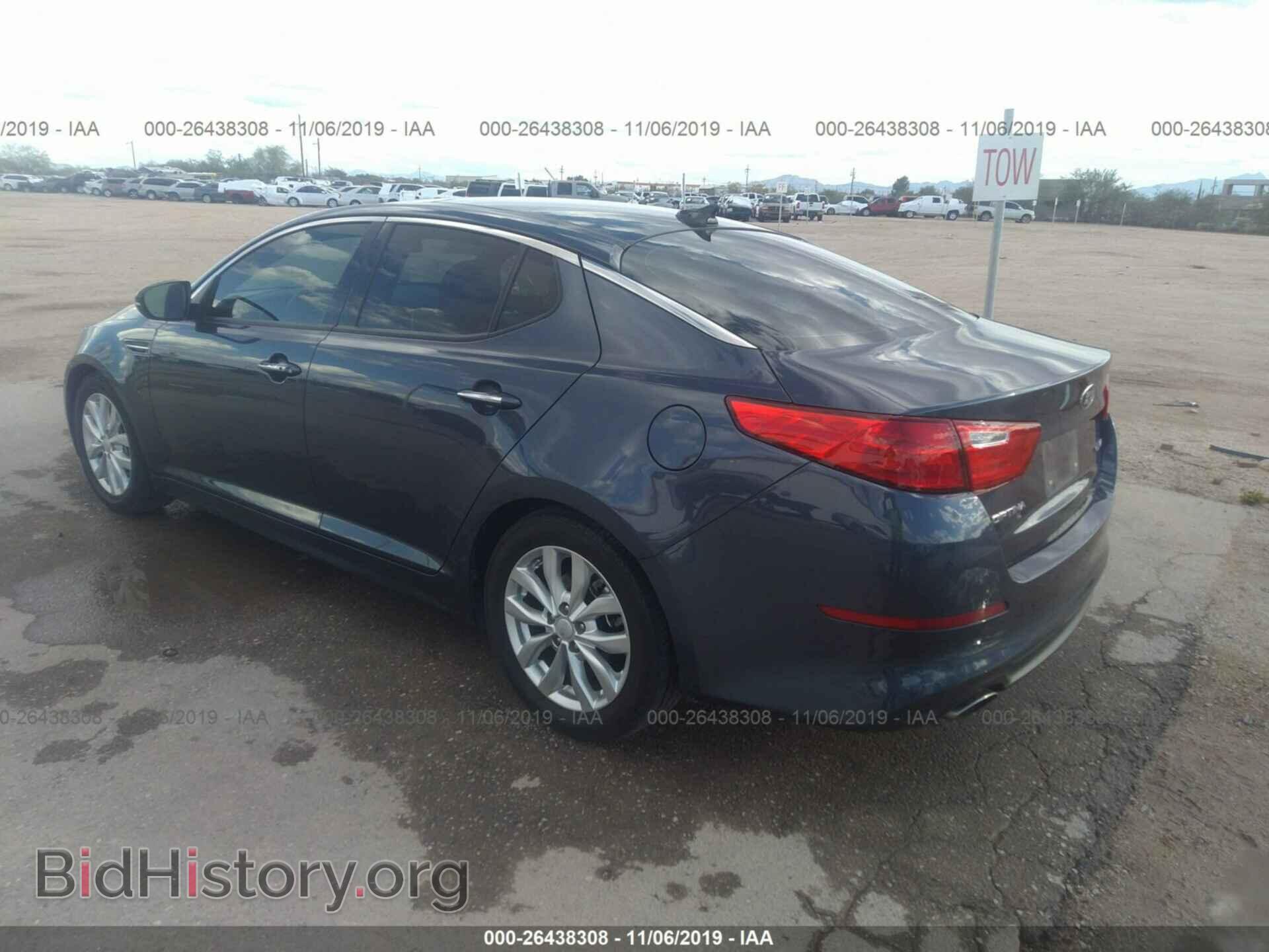 2015 KIA OPTIMA - VIN: 5XXGN4A77FG412944 - Фото 3