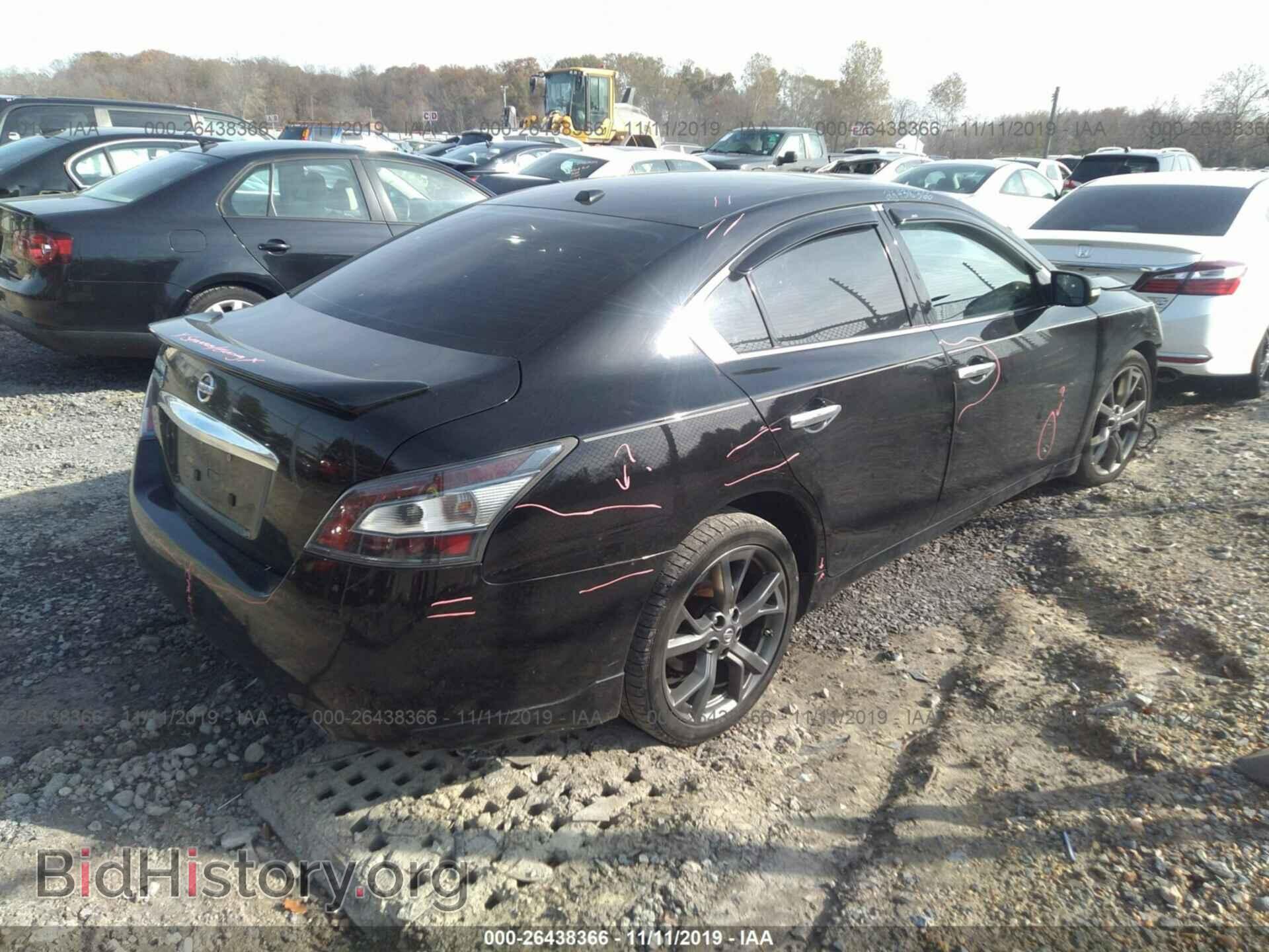 2014 NISSAN MAXIMA - VIN: 1N4AA5AP4EC909042 - Фото 4