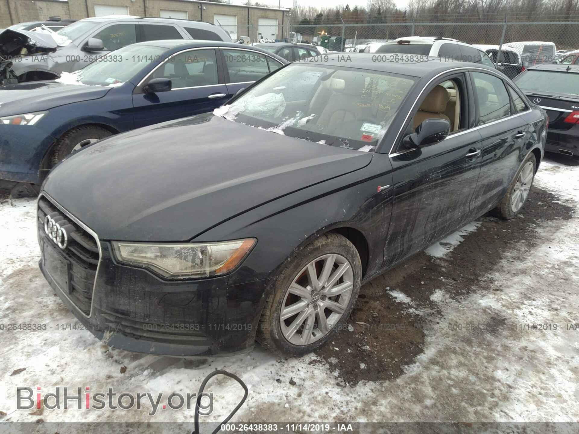 2014 Audi A6 - VIN: WAUFGAFC0EN056802 - Фото 2
