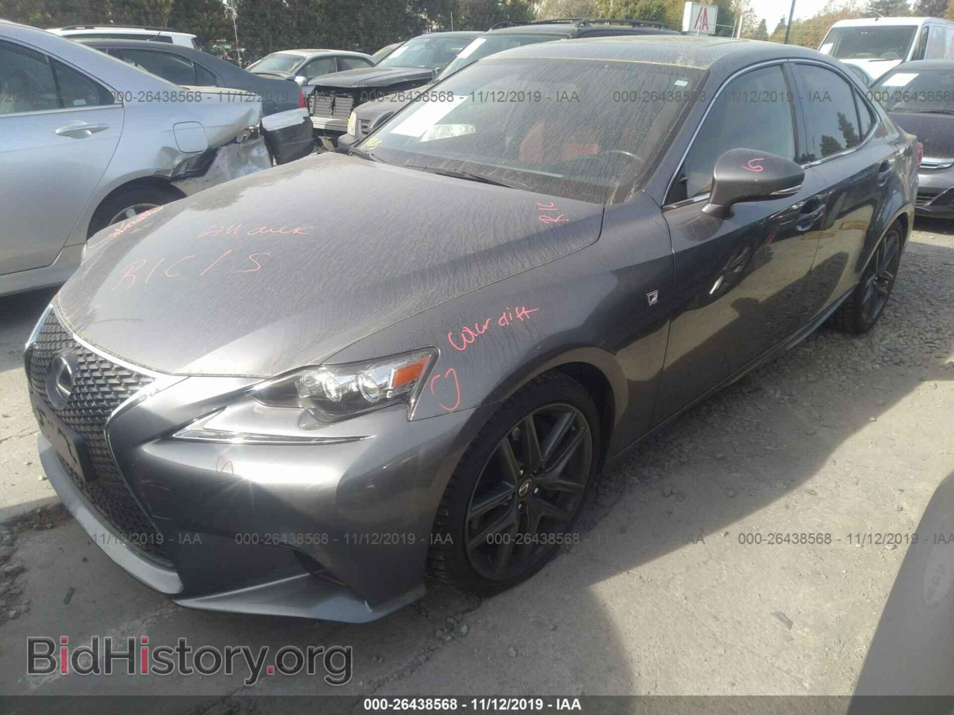 2016 LEXUS IS - VIN: JTHBA1D27G5019289 - Фото 2