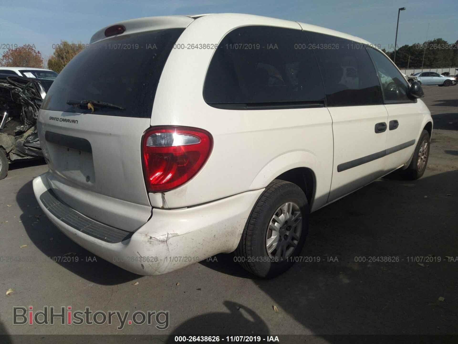 2007 DODGE GRAND CARAVAN - VIN: 1D4GP24E37B157485 - Фото 4