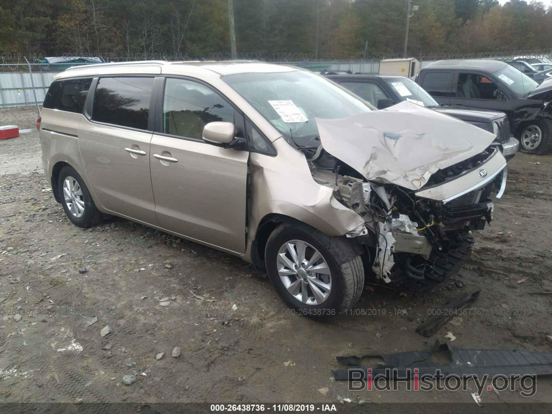 Photo KNDMB5C17G6191551 - KIA SEDONA 2016