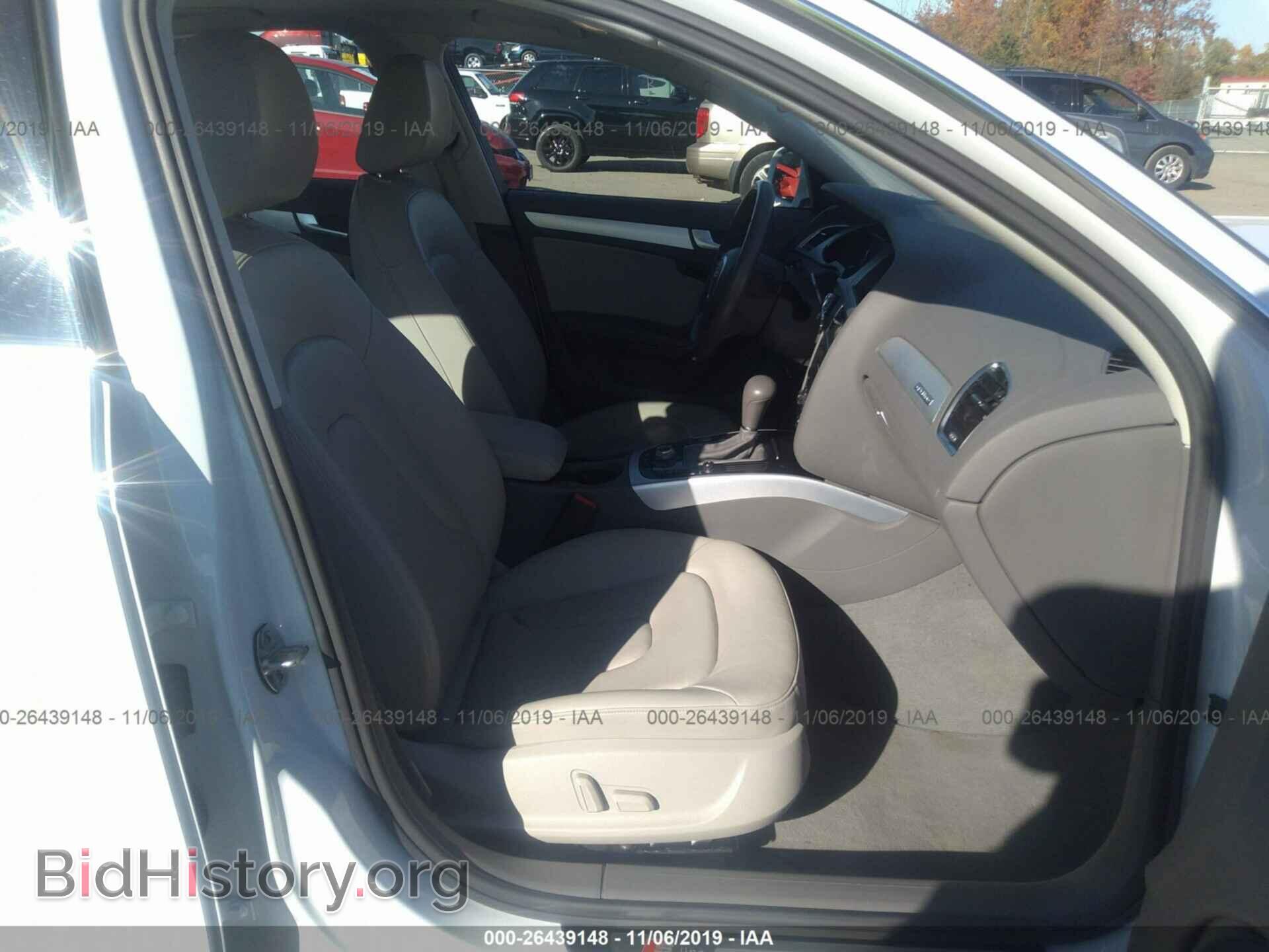 2012 AUDI A4 - VIN: WAUFFAFL4CN014892 - Photo 5