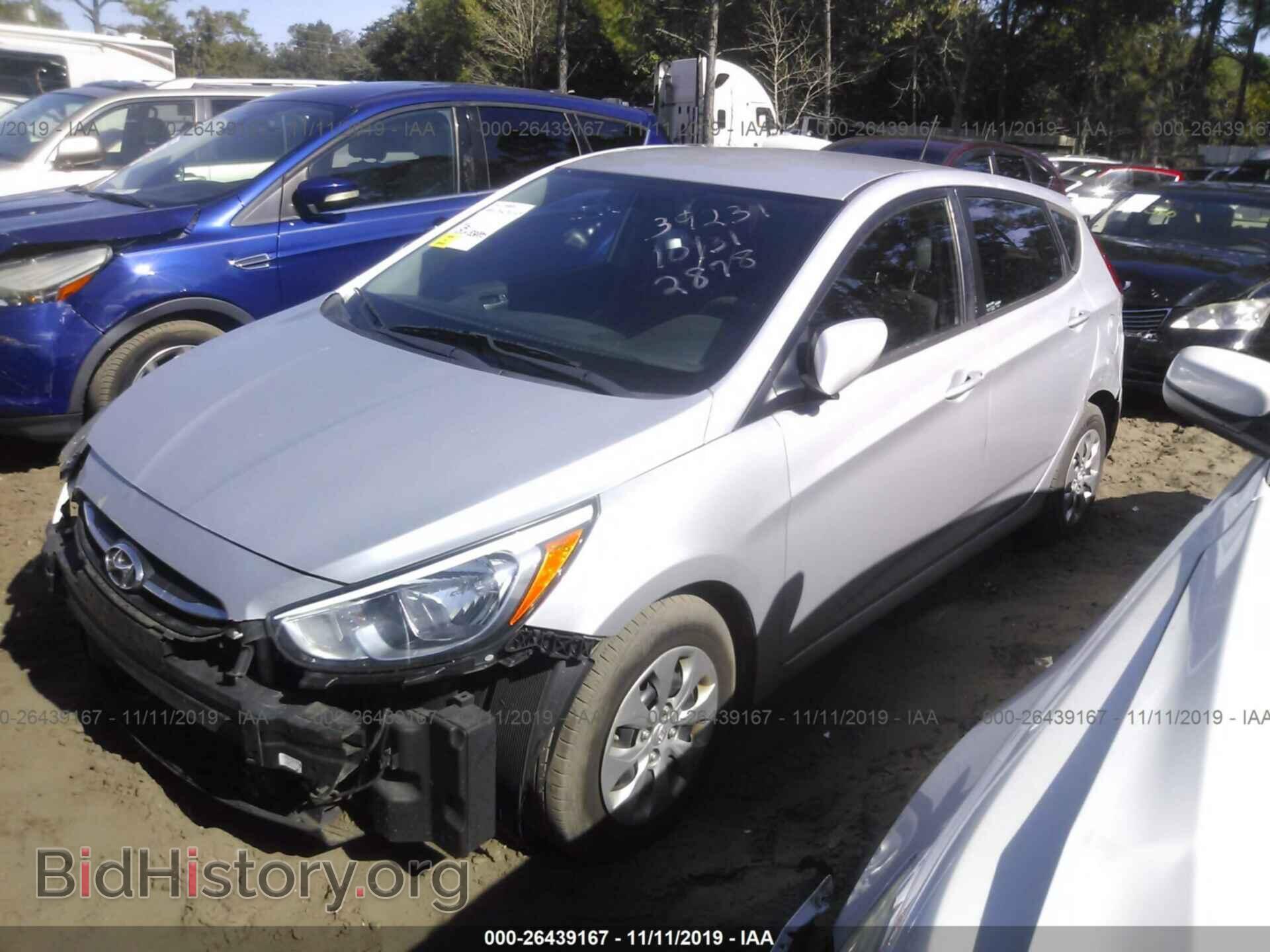 2016 HYUNDAI ACCENT - VIN: KMHCT5AE2GU242878 - Фото 2