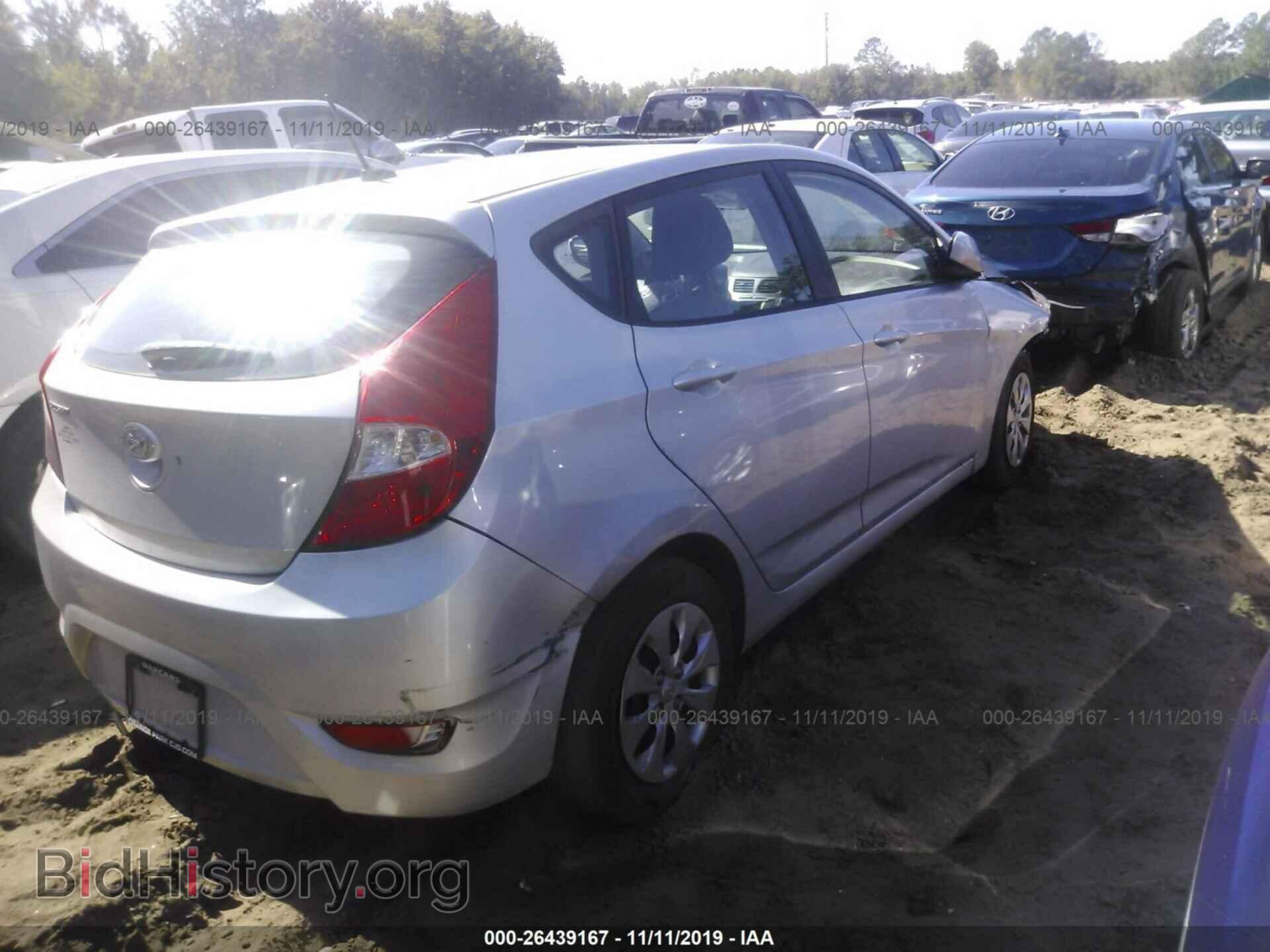 2016 HYUNDAI ACCENT - VIN: KMHCT5AE2GU242878 - Фото 4