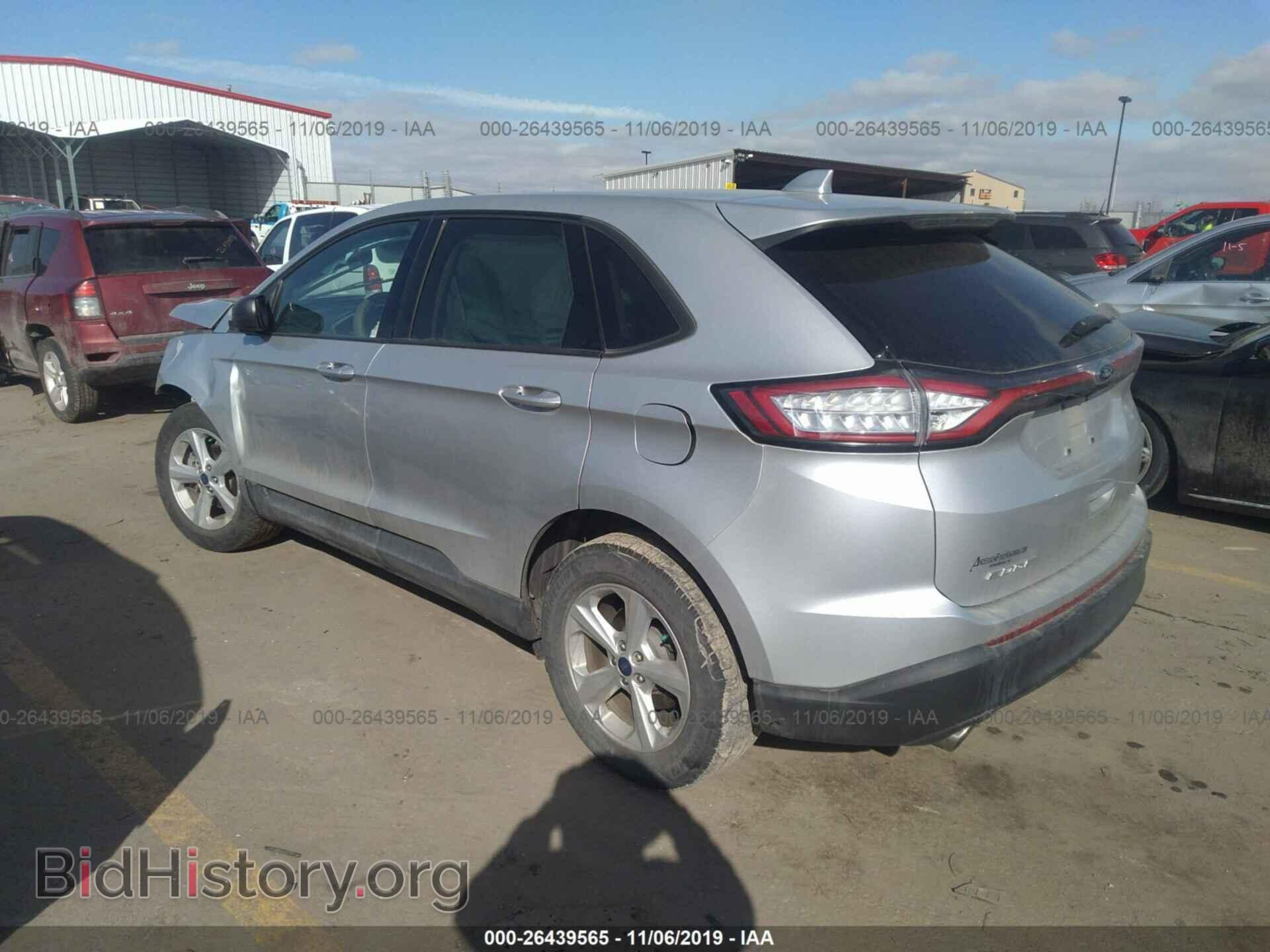 2015 FORD EDGE - VIN: 2FMTK3G99FBC42396 - Фото 3