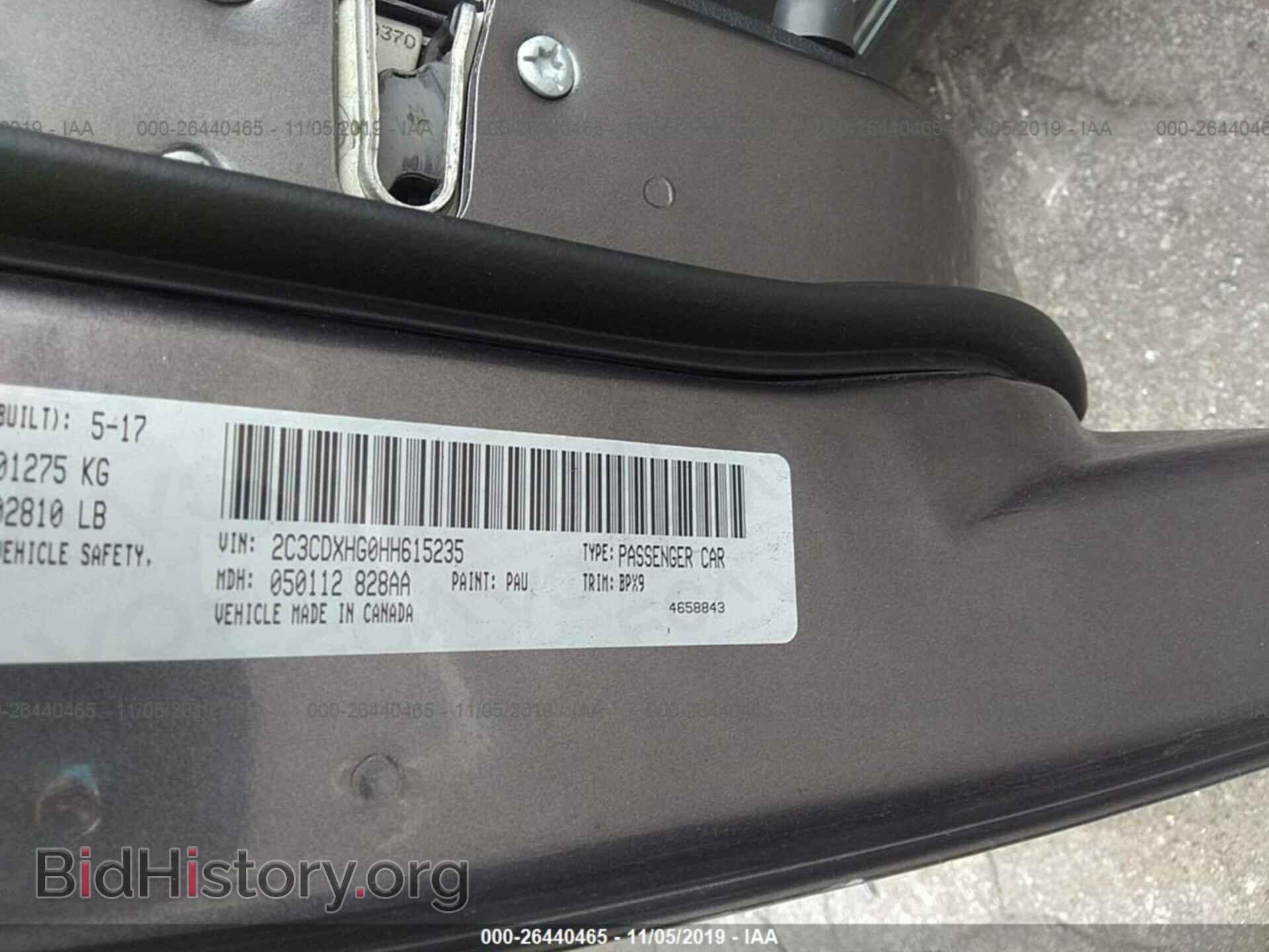 2017 DODGE CHARGER - VIN: 2C3CDXHG0HH615235 - Фото 9