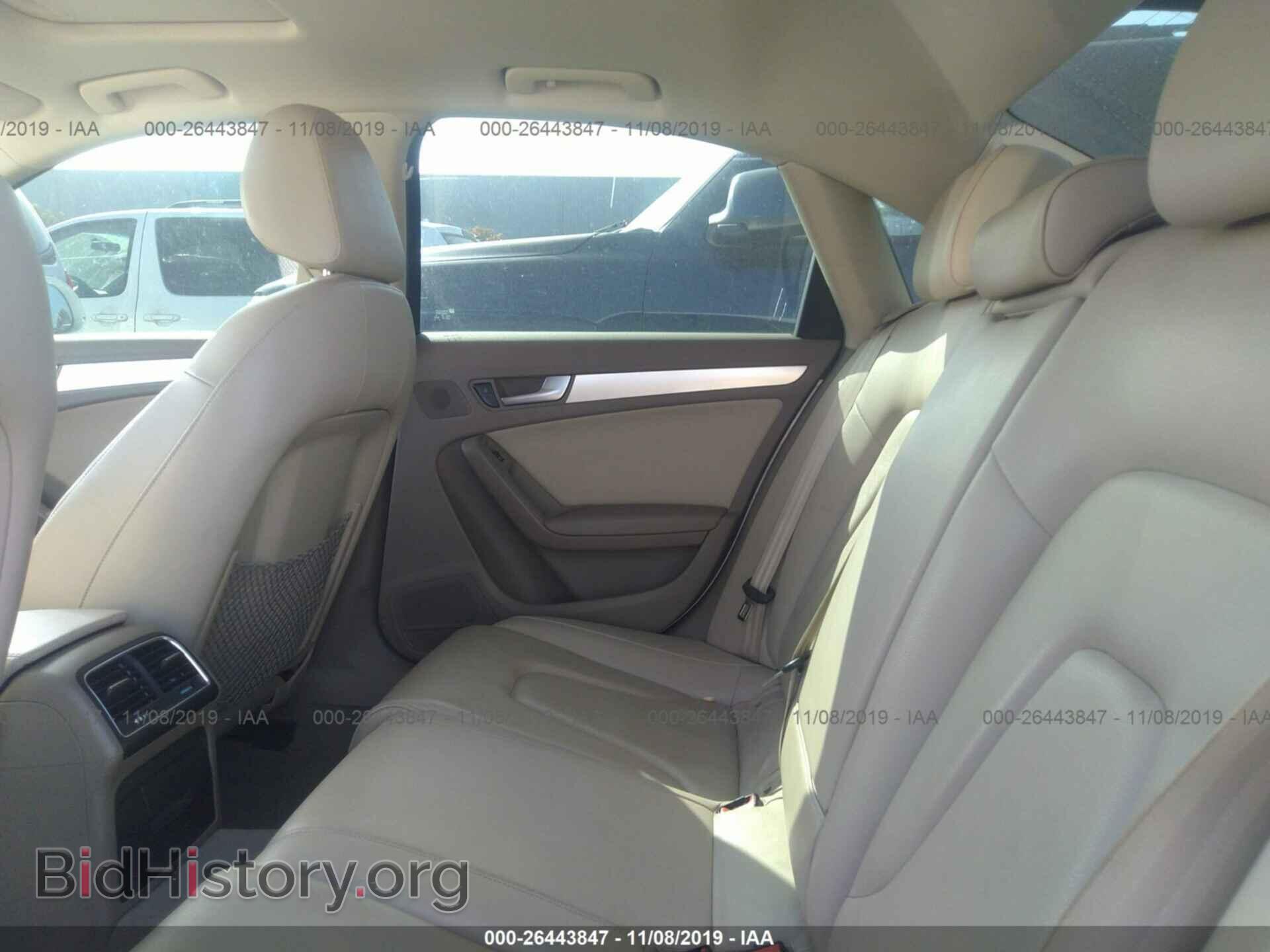 2011 AUDI A4 - VIN: WAUFFAFL2BN027770 - Фото 8