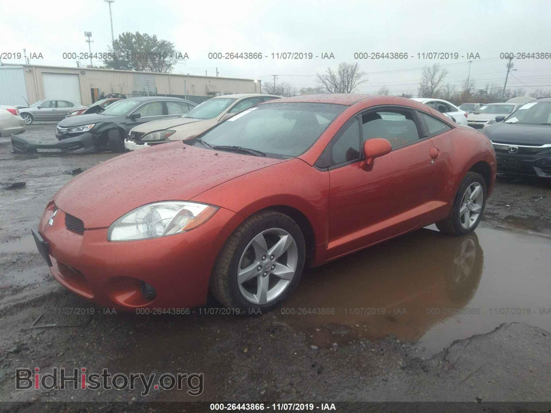 2006 MITSUBISHI ECLIPSE - VIN: 4A3AK24F96E047027 - Фото 2
